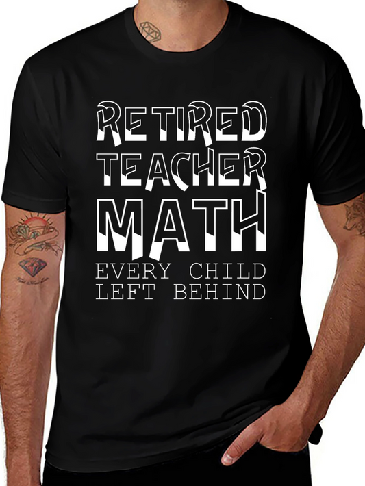 Retired Math Teacher T-Shirt