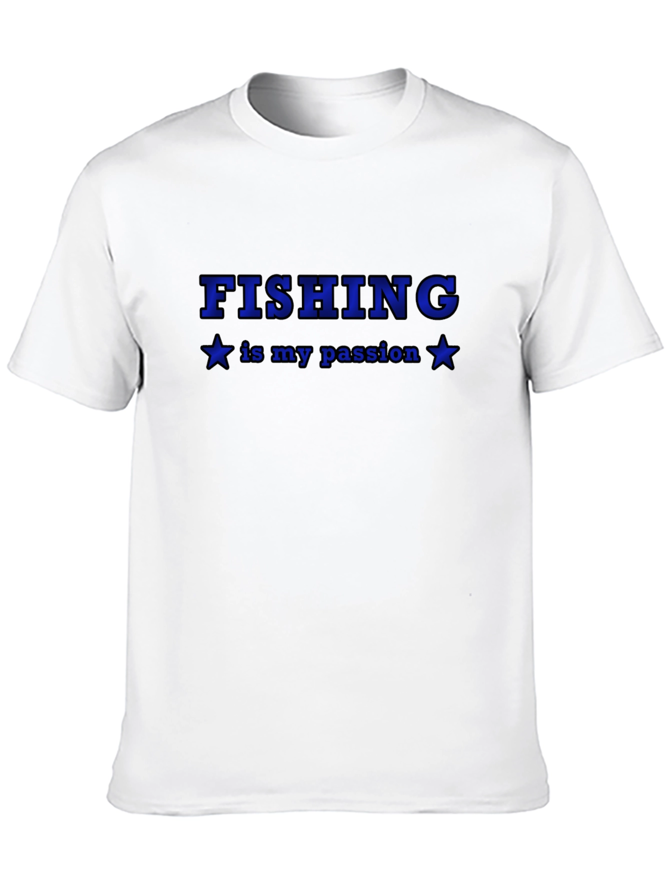 Fishing Is My Passion Black T-Shirt