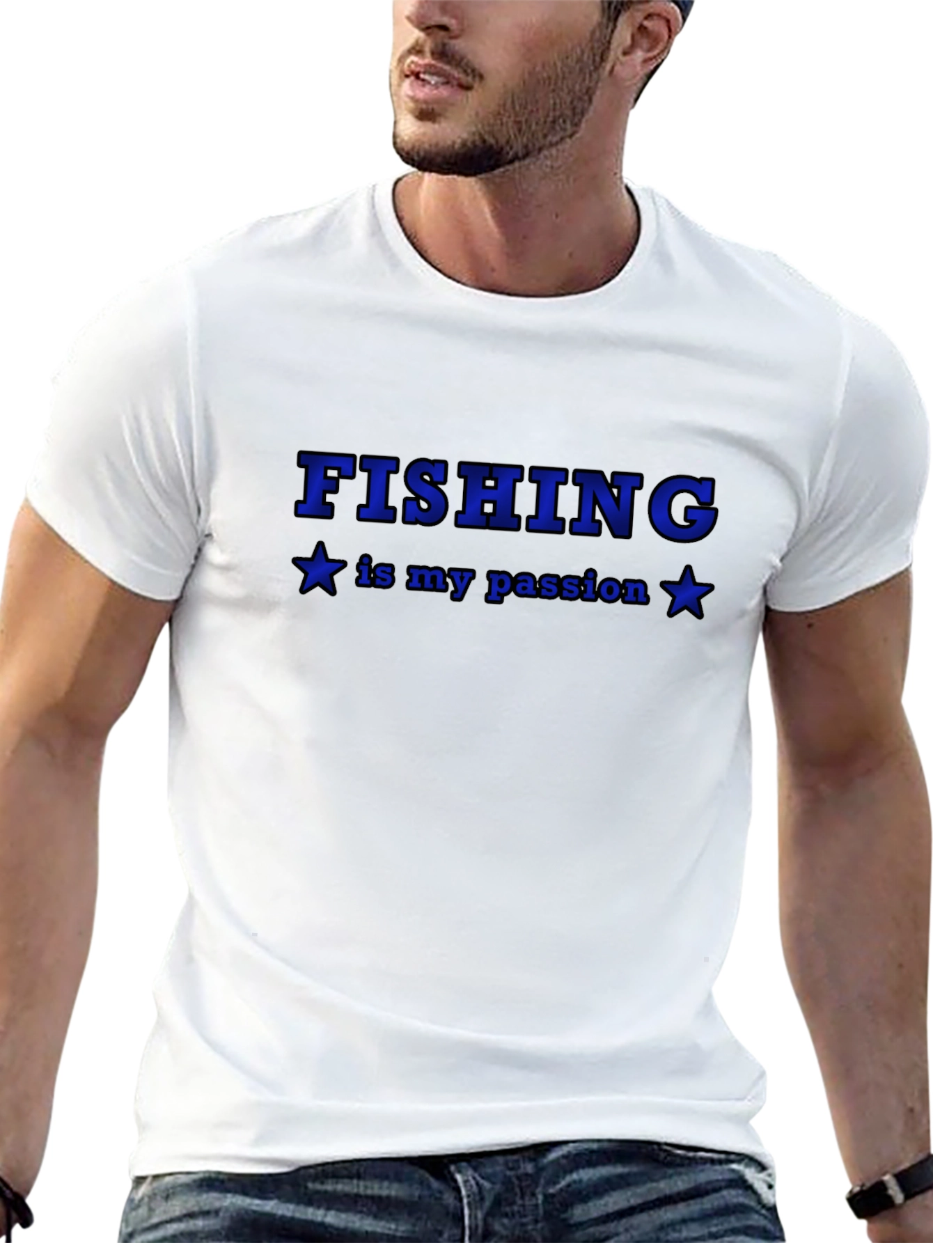 Fishing Is My Passion Black T-Shirt