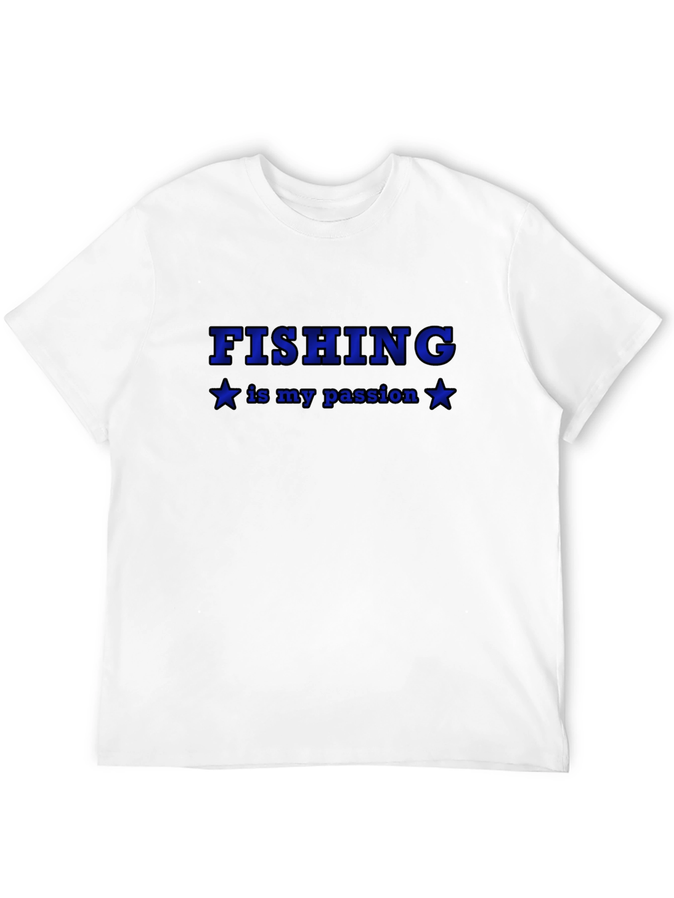 Fishing Is My Passion Black T-Shirt