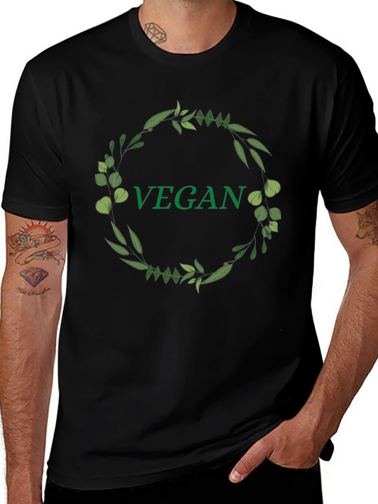 Vegan Wreath T-Shirt - Stylish & Eco-Friendly