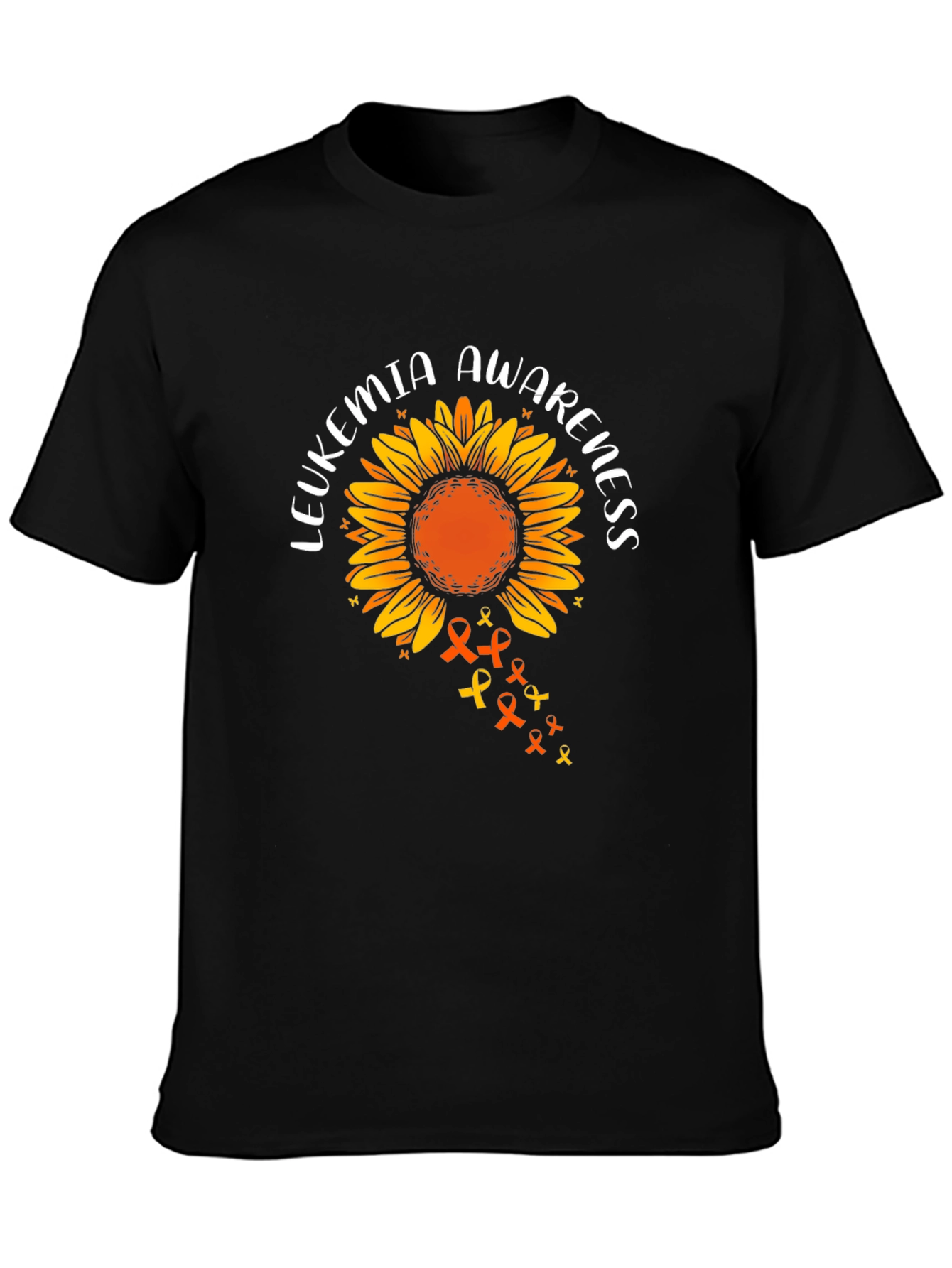 Leukemia Awareness Sunflower Graphic Tee