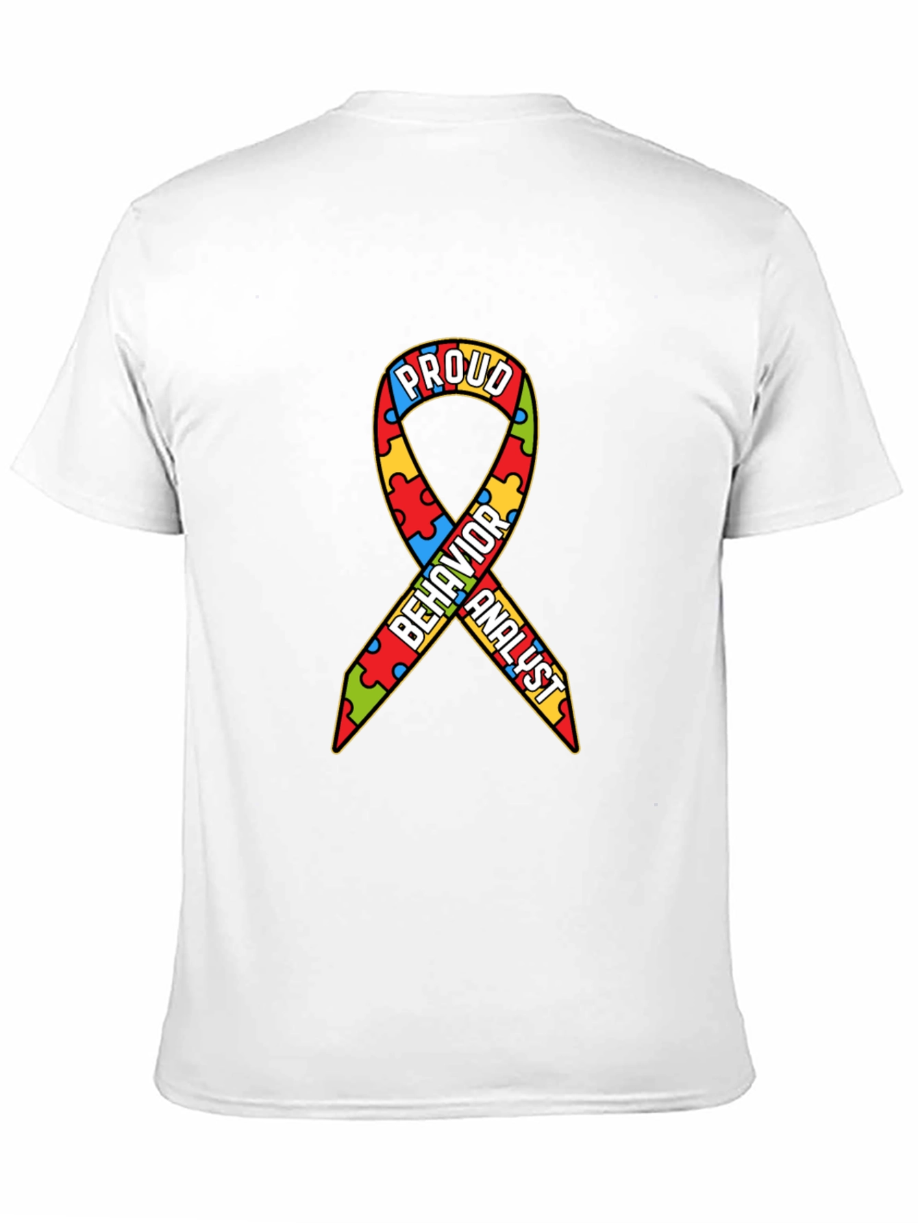 Proud Behavior Analyst Autism Awareness Ribbon T-Shirt