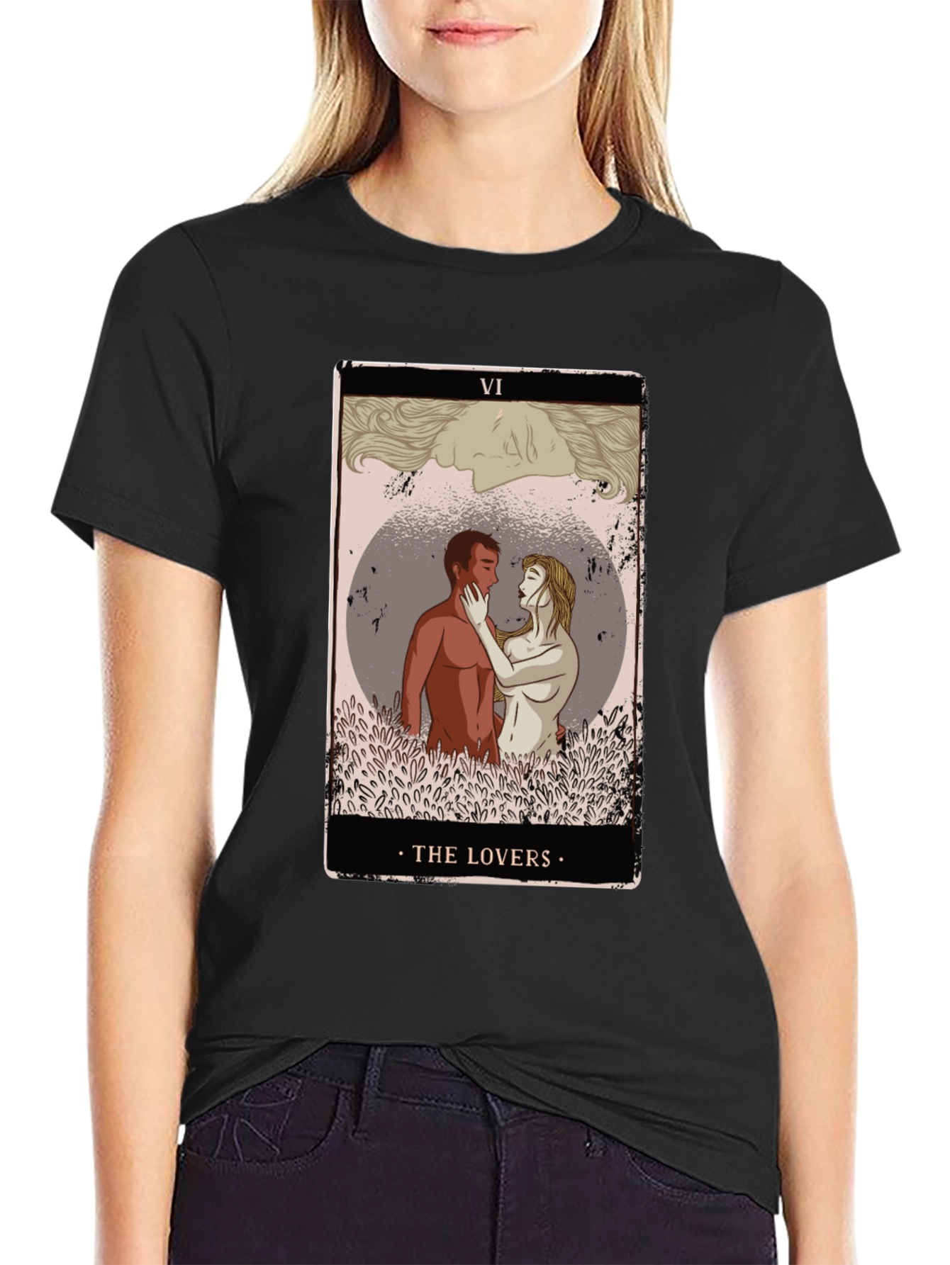 The Lovers Tarot Card T-Shirt - Stylish Graphic Tee