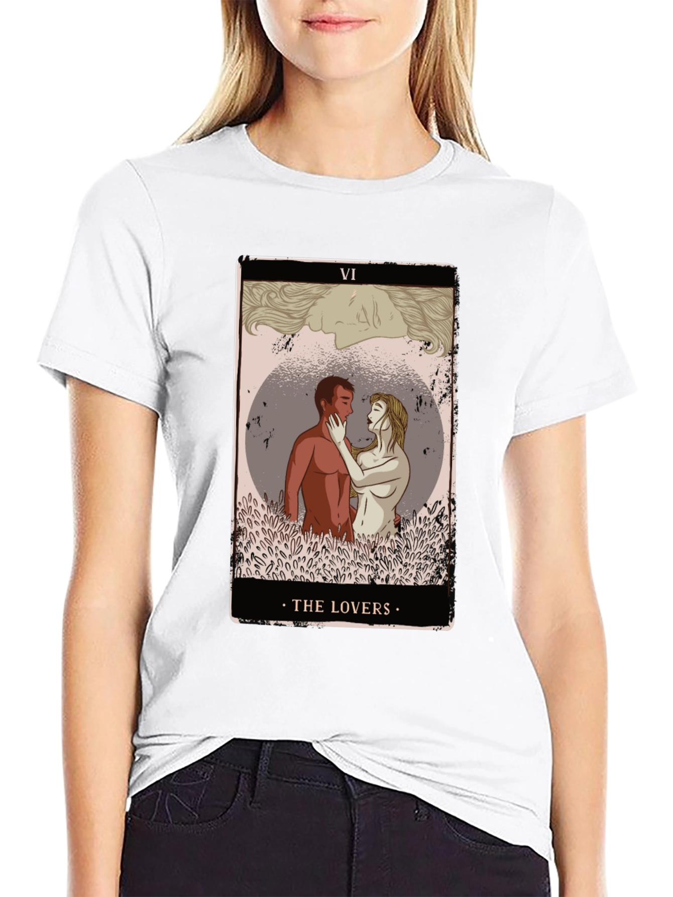 The Lovers Tarot Card T-Shirt - Stylish Graphic Tee