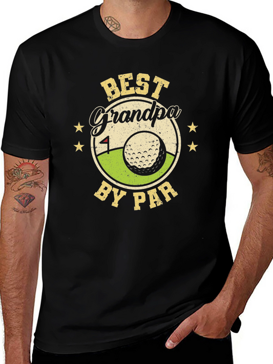 Best Grandpa By Par Golf T-Shirt