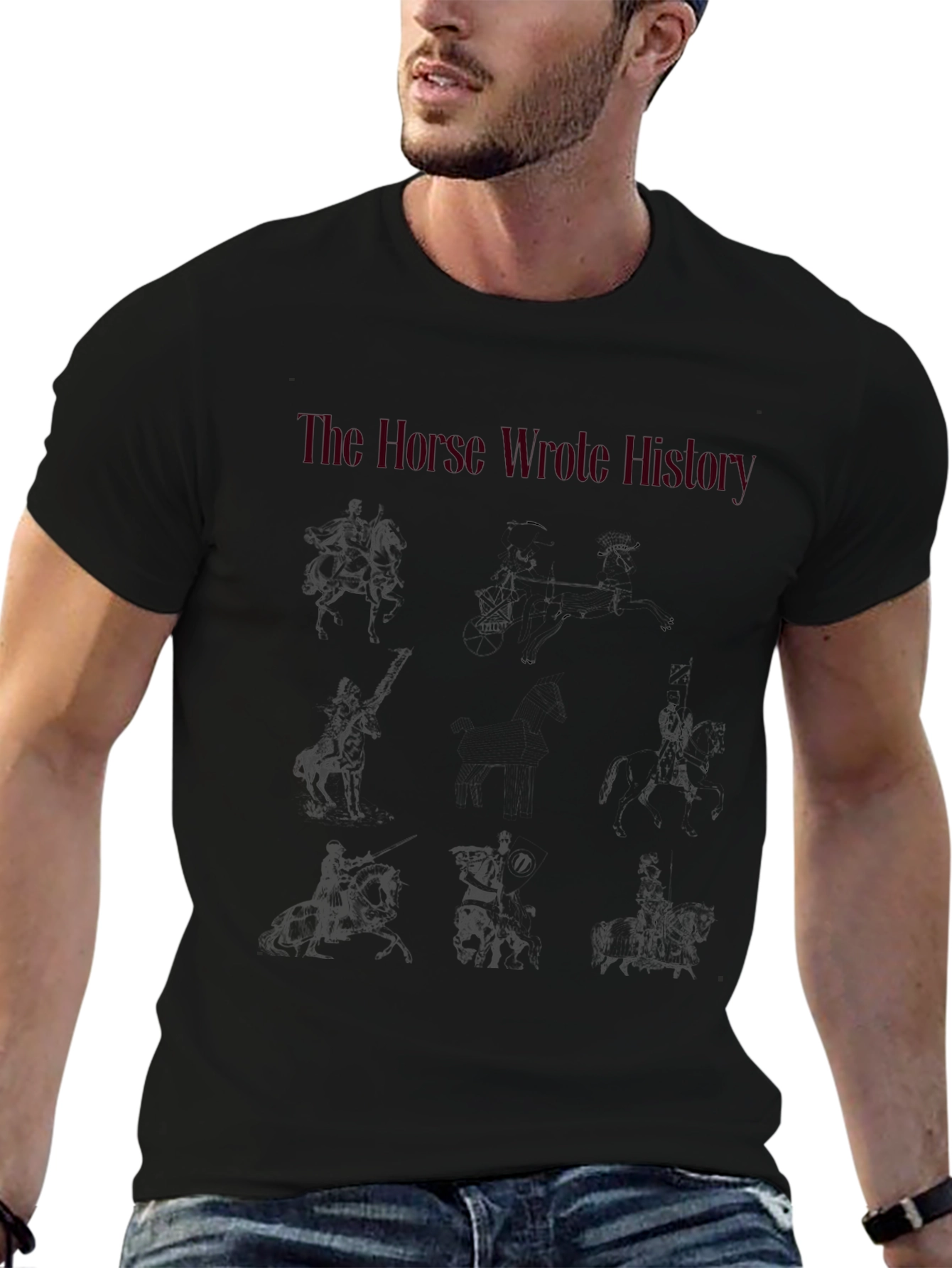 The Horse Wrote History Graphic Tee
