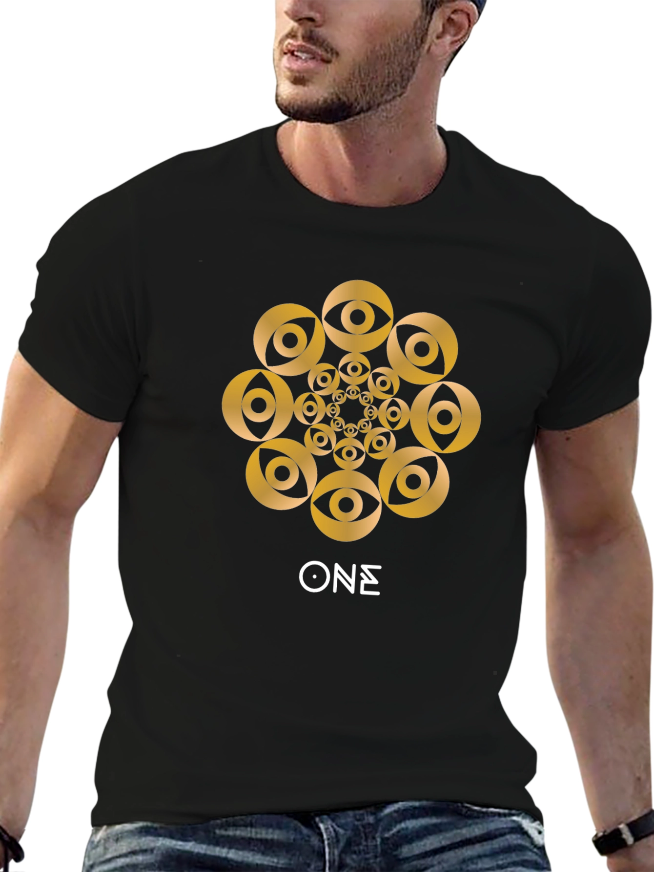 Eye Mandala Graphic T-Shirt - Soft Cotton Tee