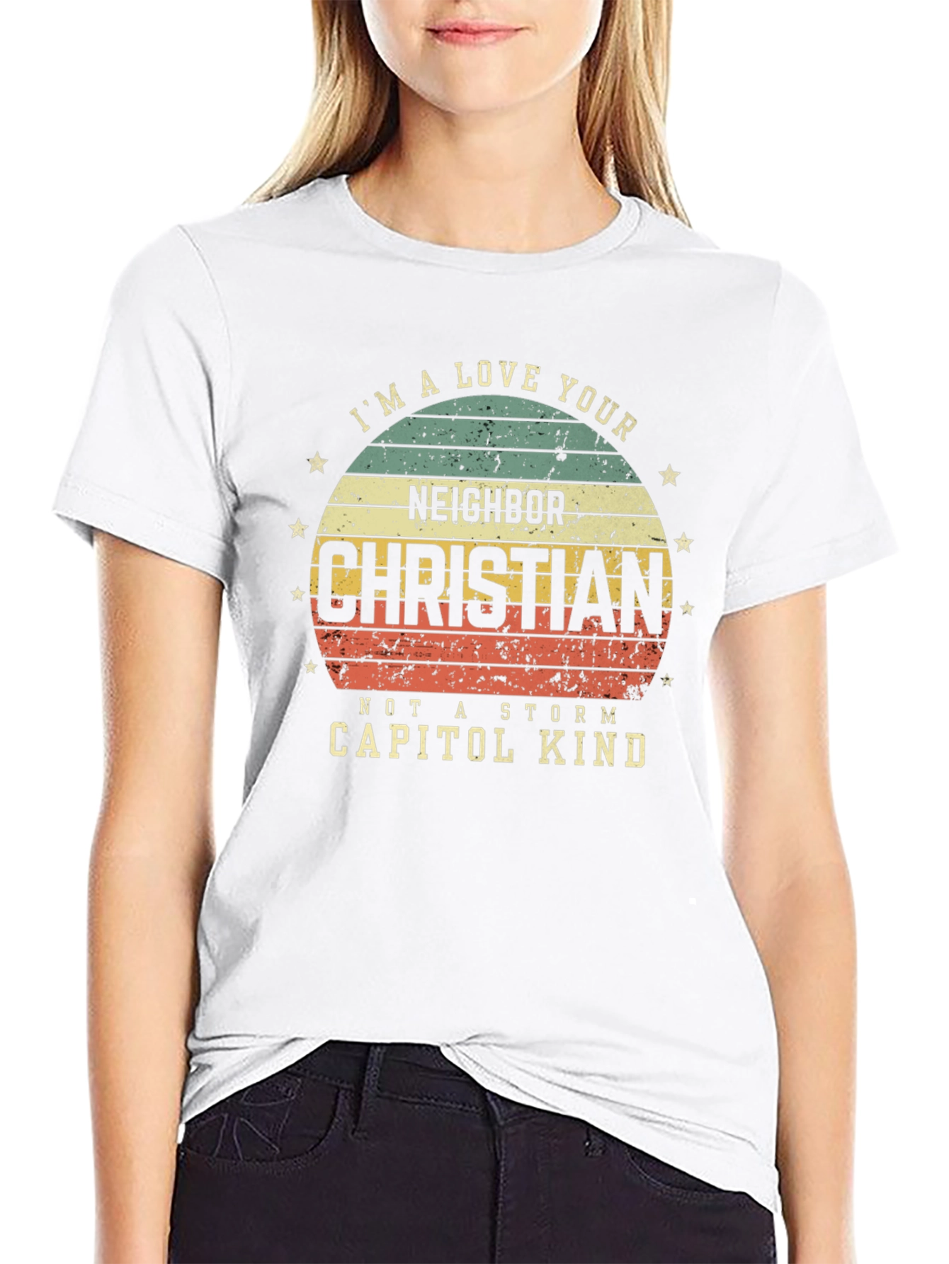 Love Your Neighbor Christian Tee