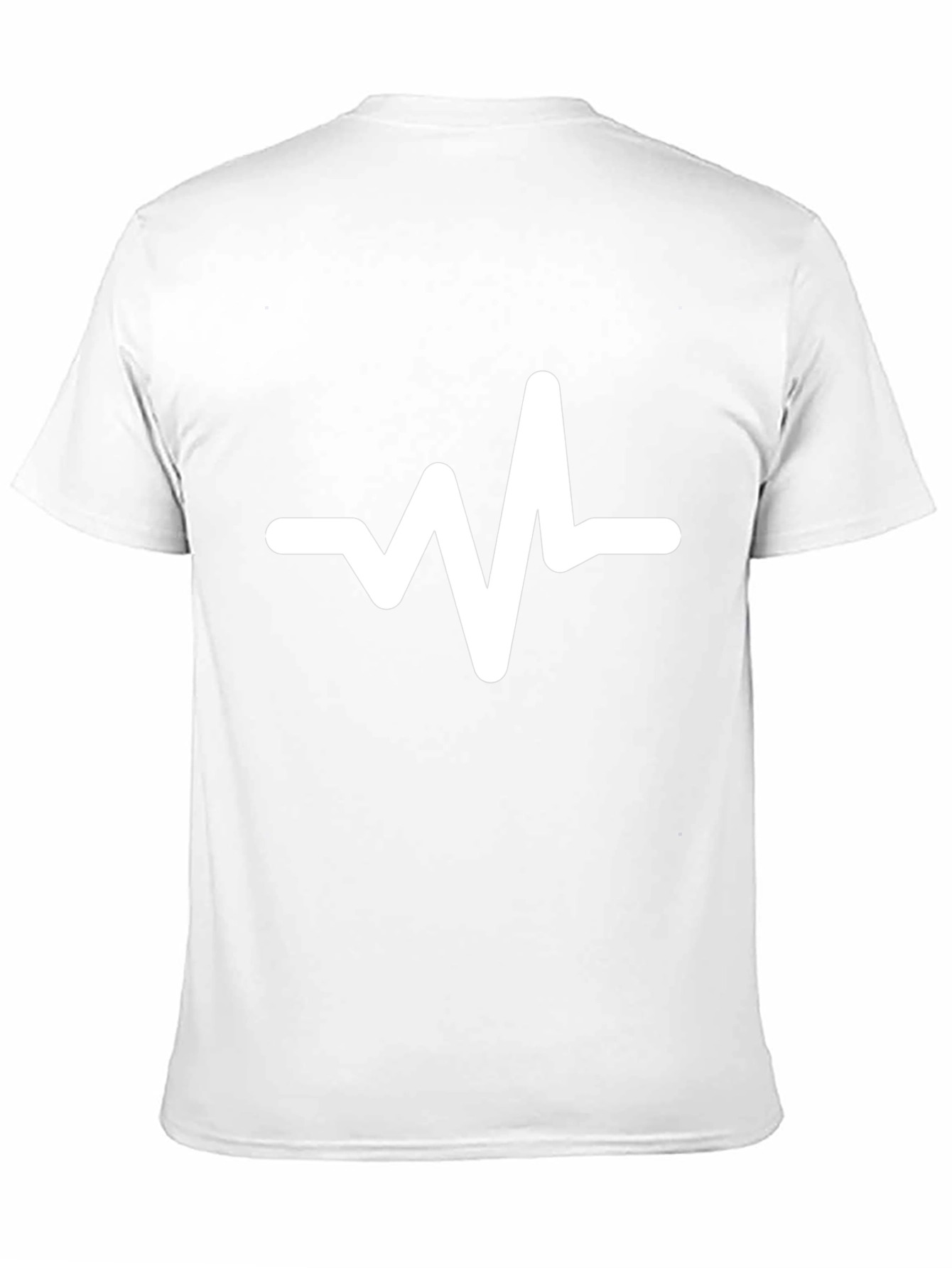 Heartbeat Graphic Tee - Trendy Black Cotton T-Shirt