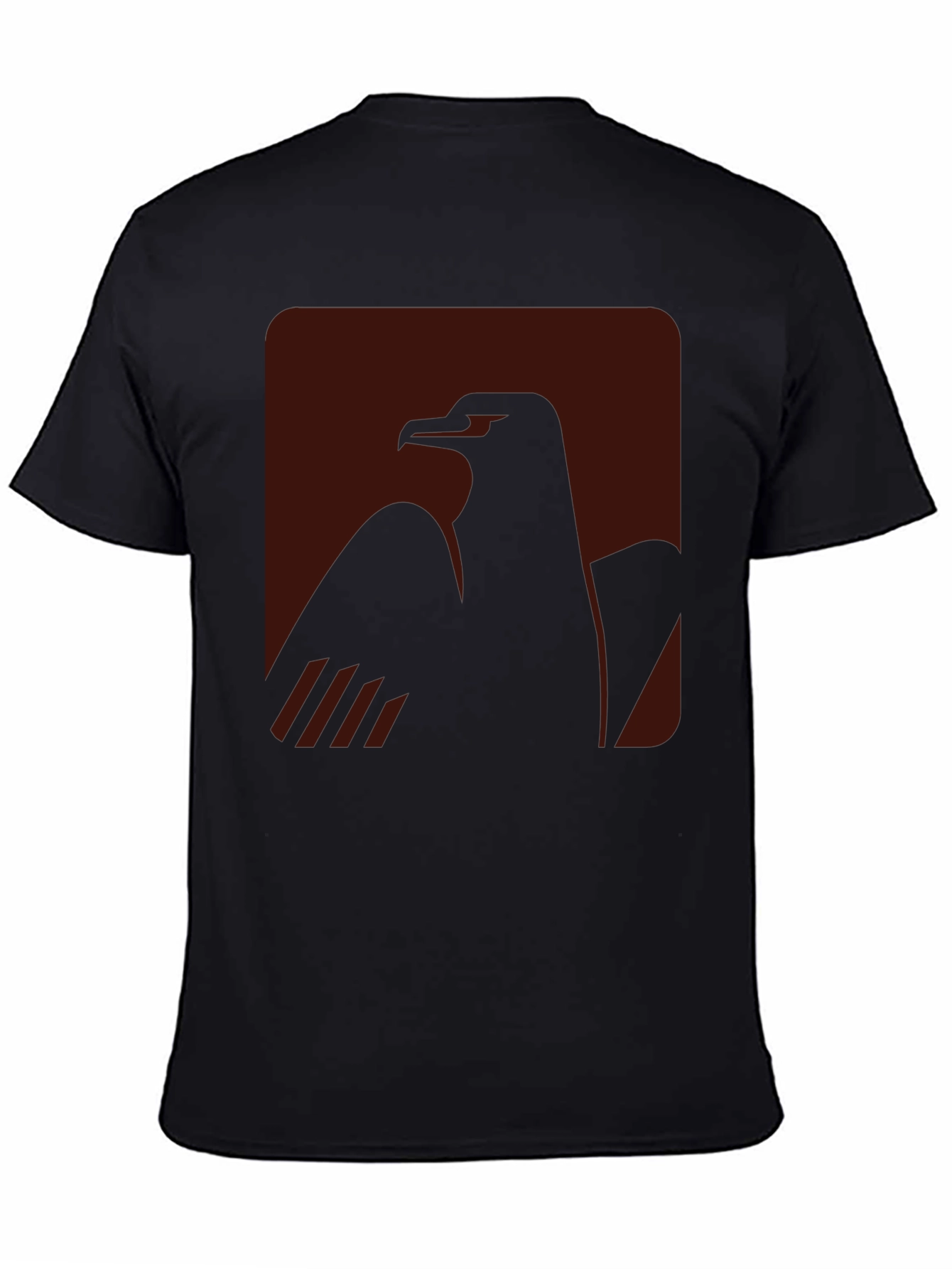 Eagle Graphic Black T-Shirt for Men