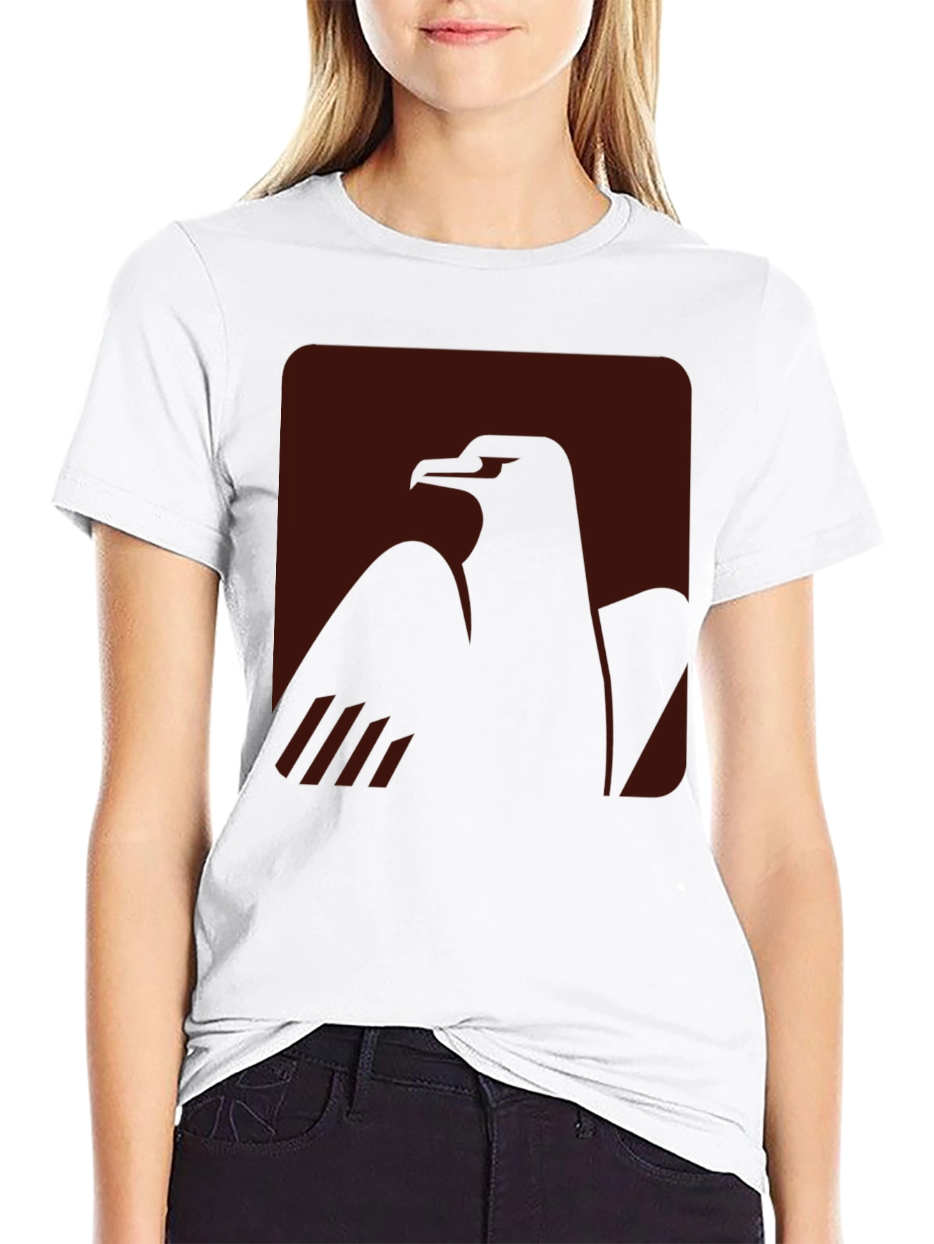 Eagle Graphic Black T-Shirt for Men
