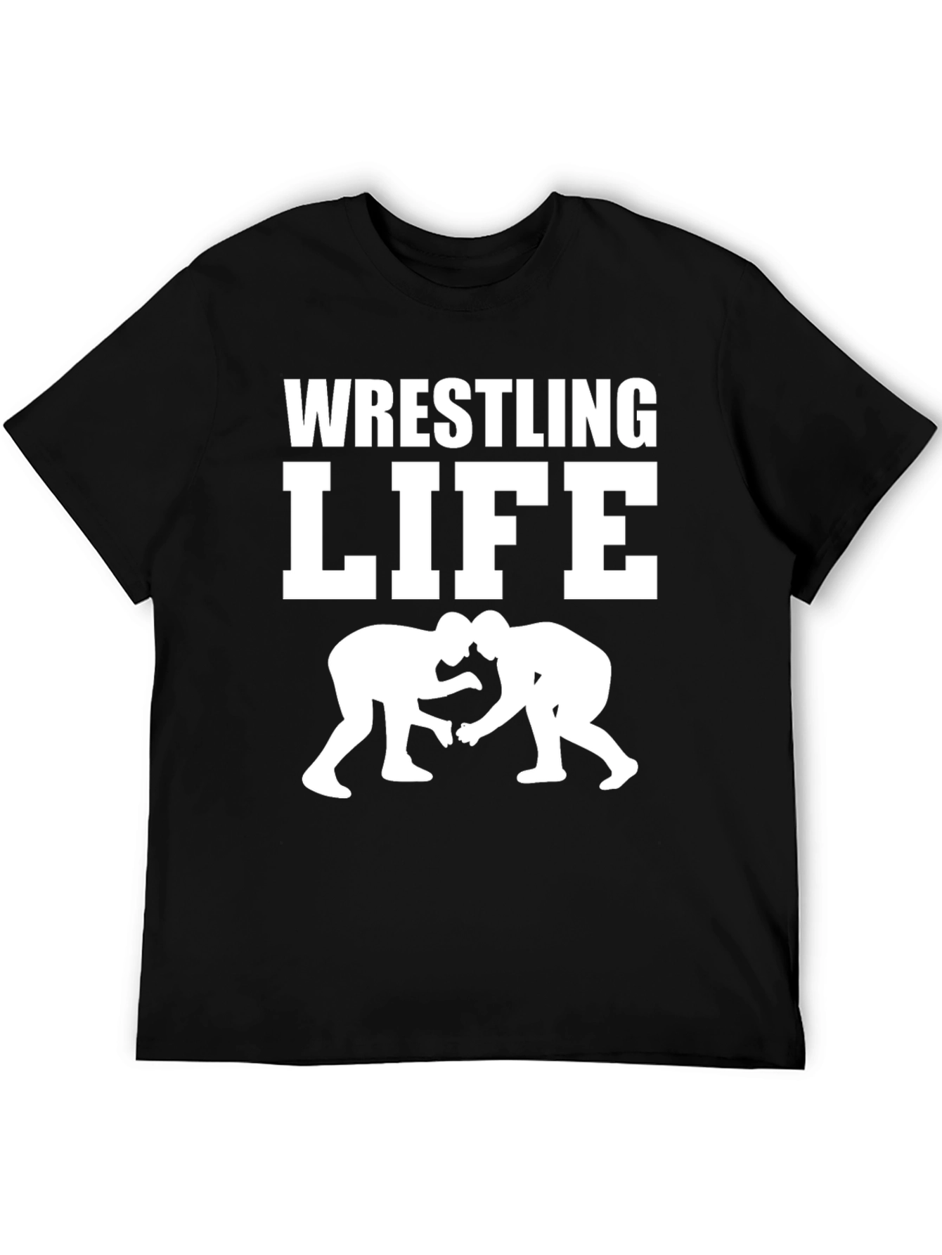 Wrestling Life Black T-Shirt