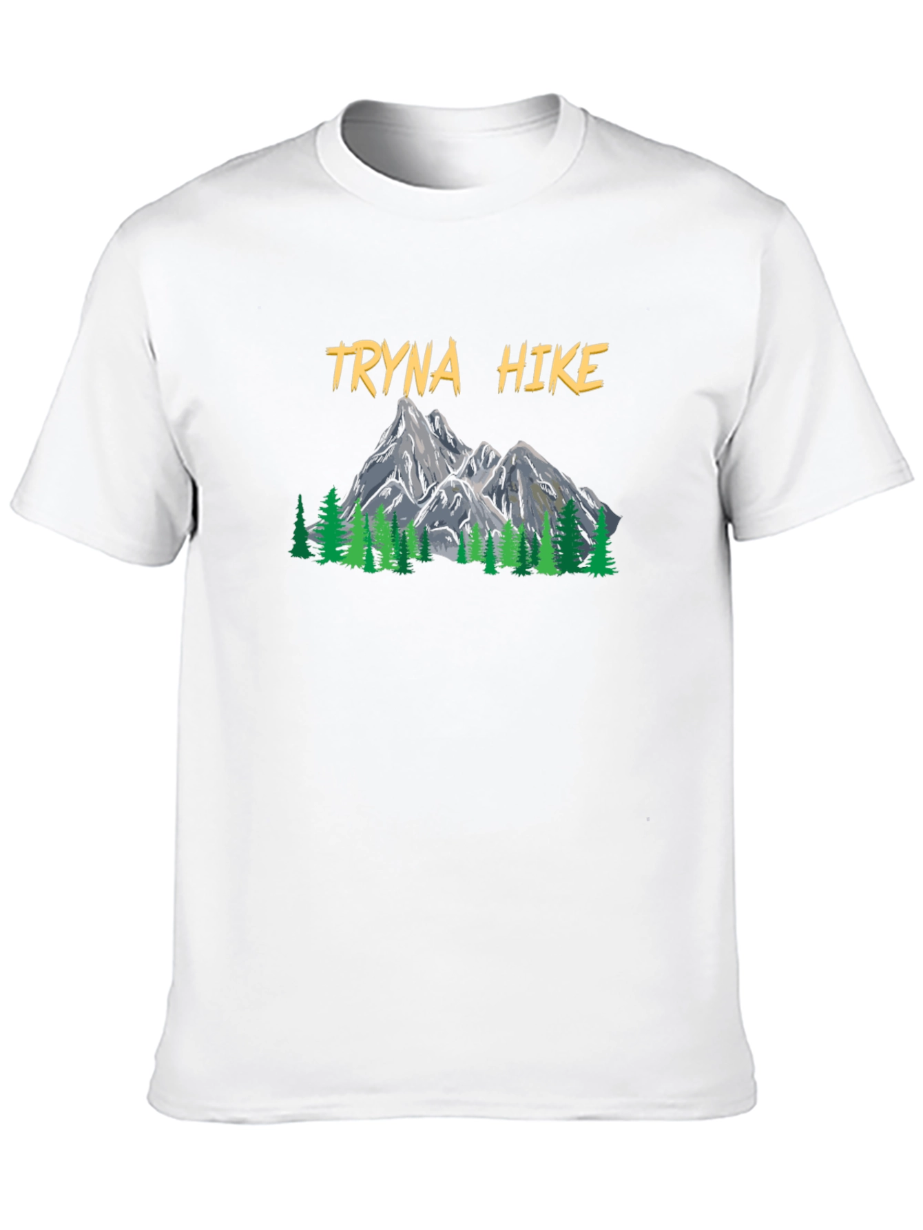 Tryna Hike Graphic T-Shirt - Outdoor Adventure Tee