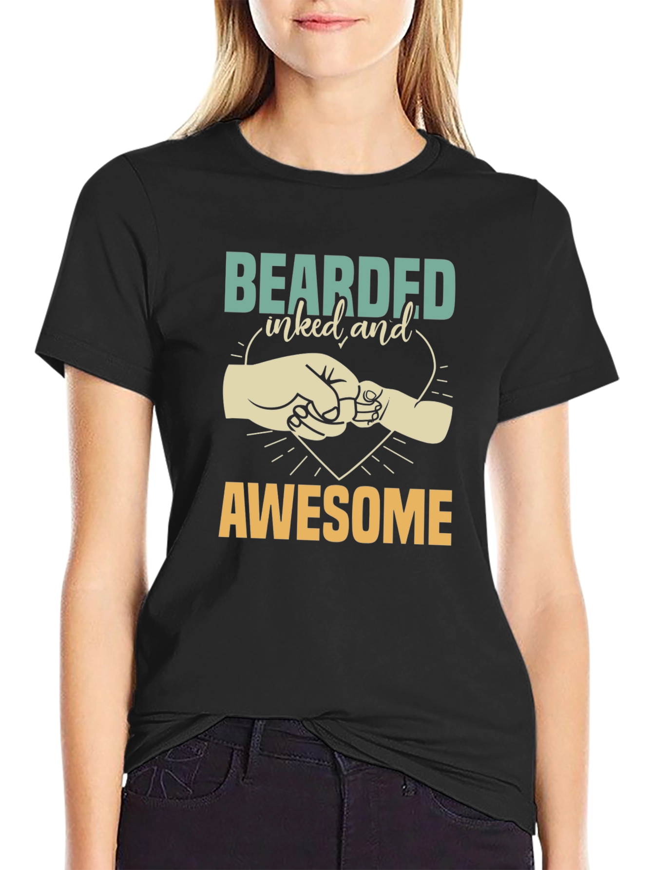 Bearded Inked and Awesome T-Shirt