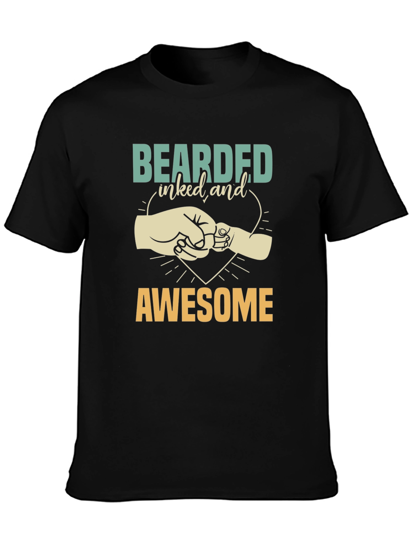 Bearded Inked and Awesome T-Shirt