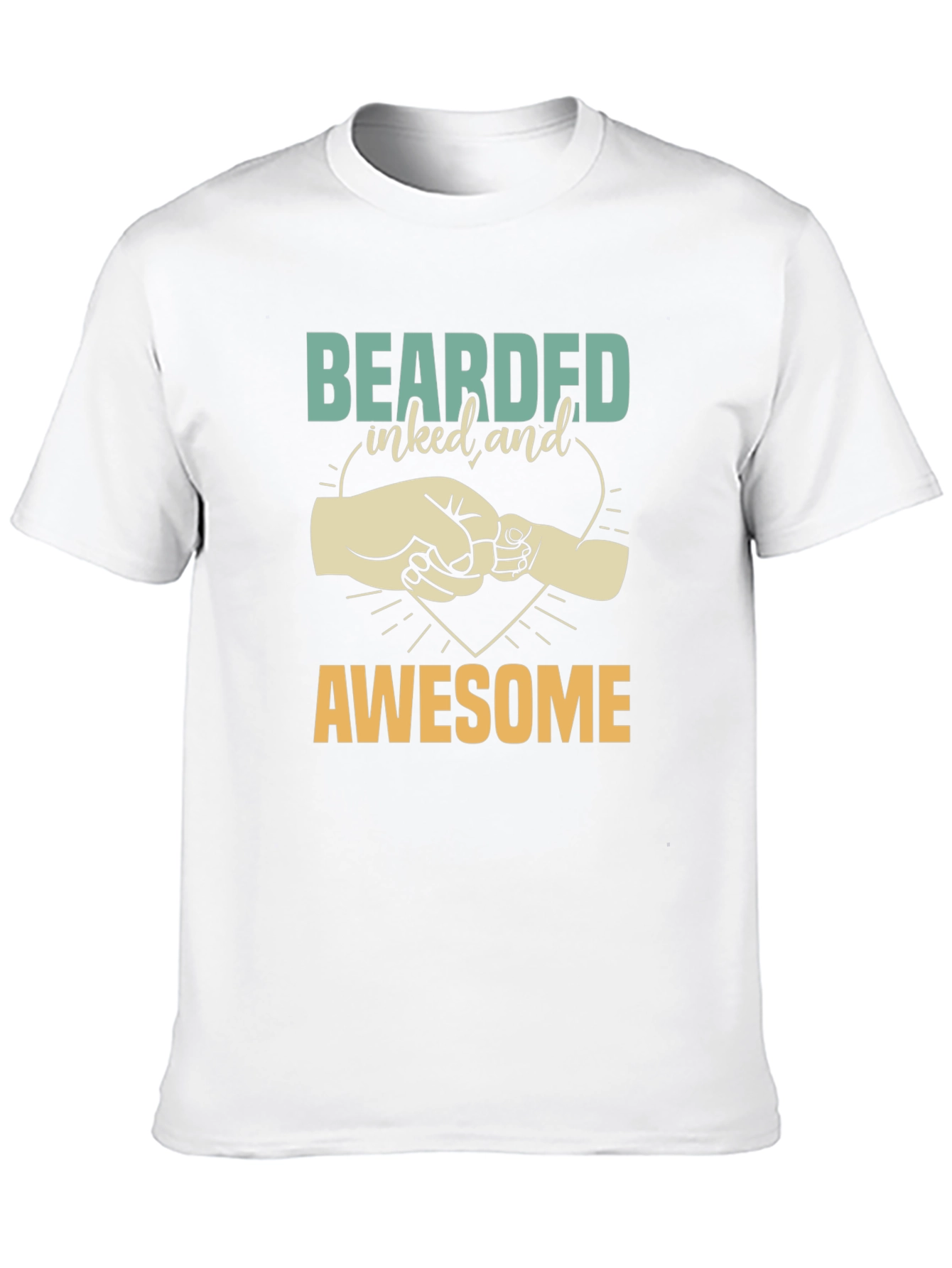 Bearded Inked and Awesome T-Shirt