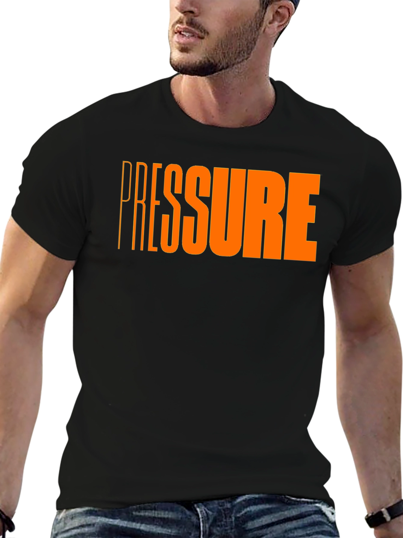 Pressure Graphic Tee - Mens Black T-Shirt