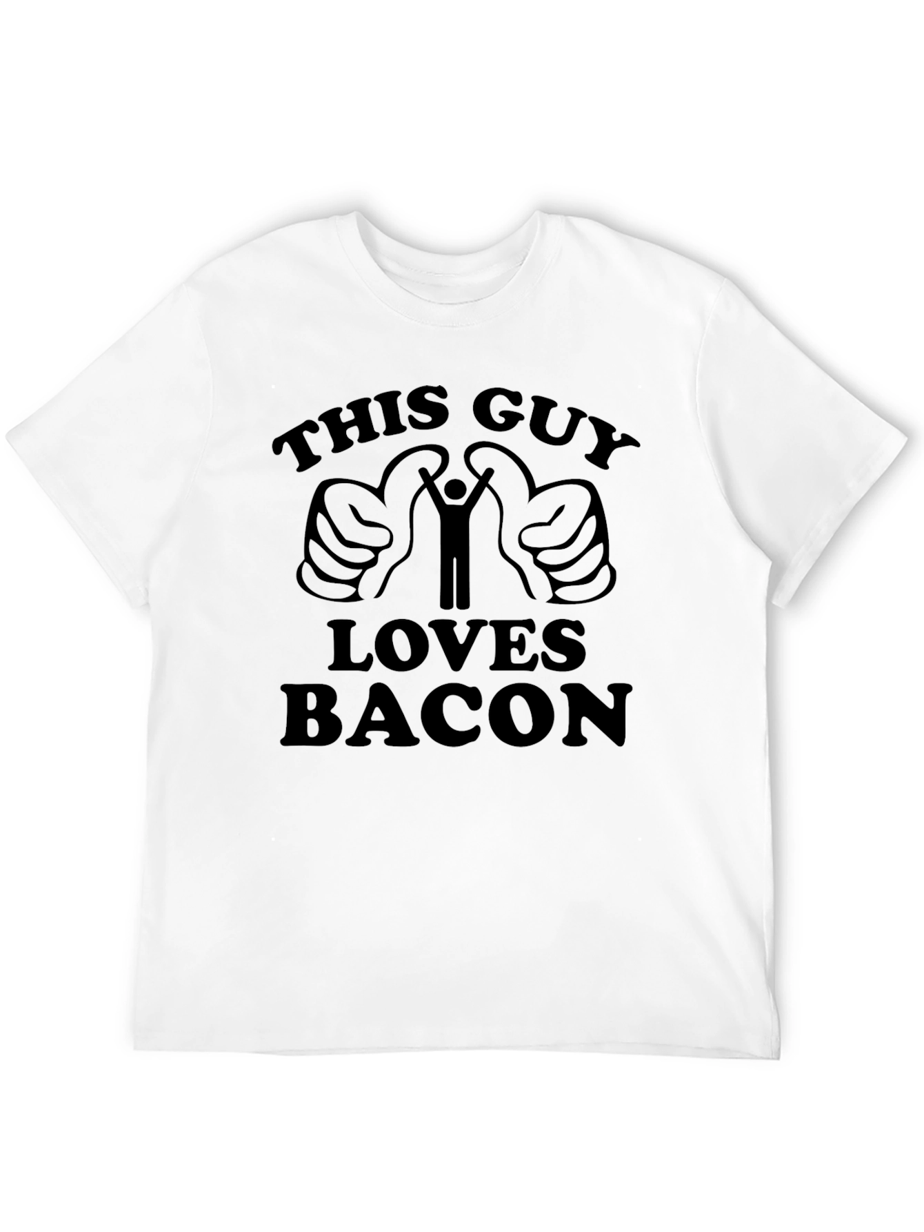 This Guy Loves Bacon T-Shirt - Funny Graphic Tee