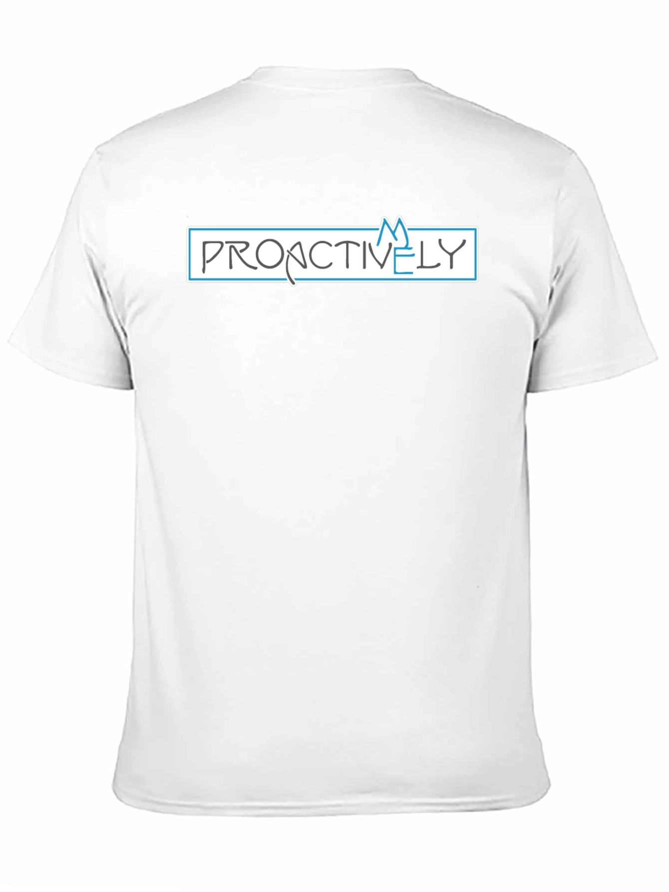 Proactively Graphic Tee - Black Cotton T-Shirt