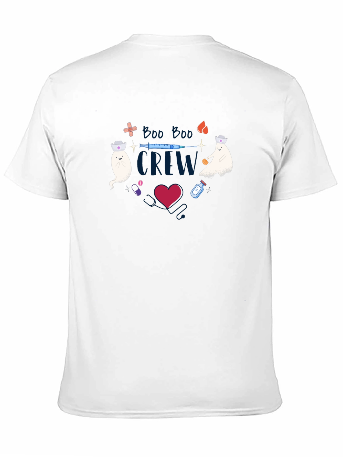 Boo Boo Crew Graphic Tee - Halloween Nurse Shirt