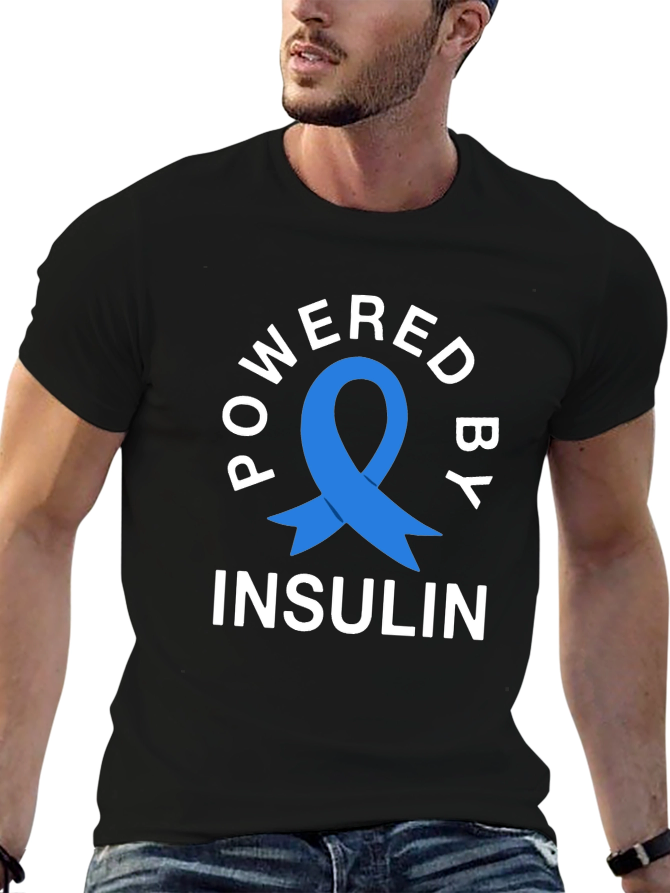 Powered By Insulin Awareness T-Shirt