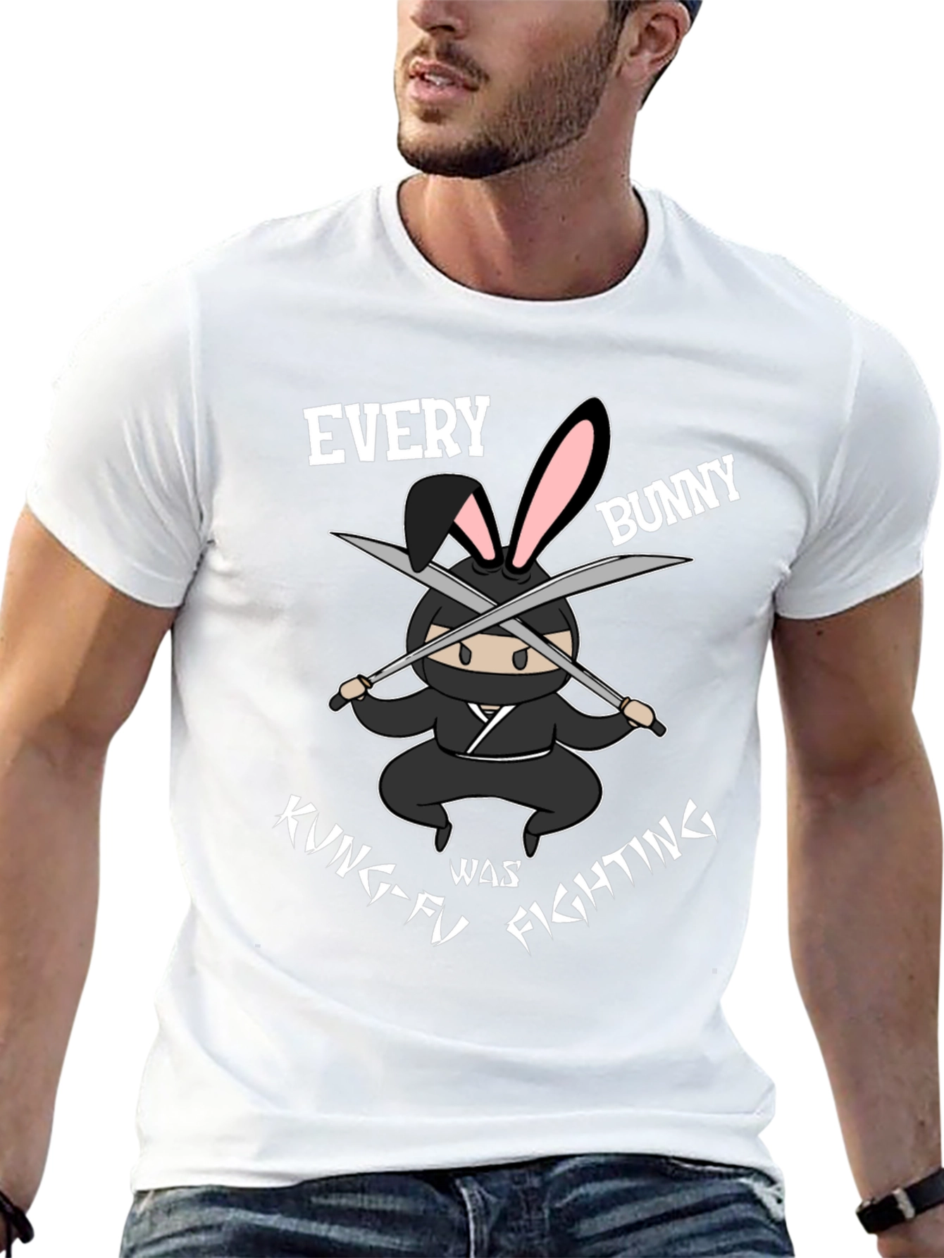 Ninja Bunny Kung-Fu Fighting T-Shirt