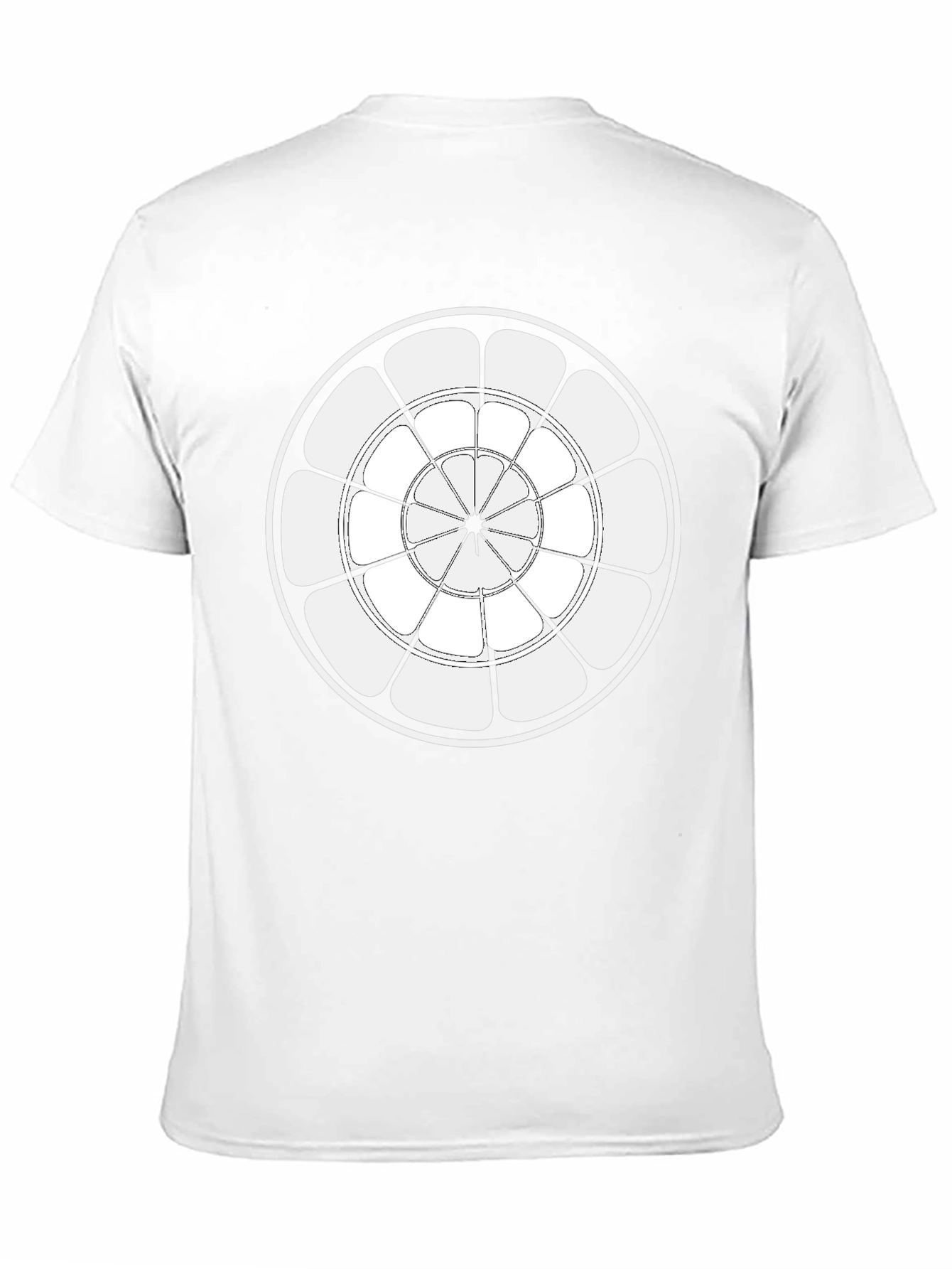 Dartboard Design T-Shirt - Unique Graphic Tee