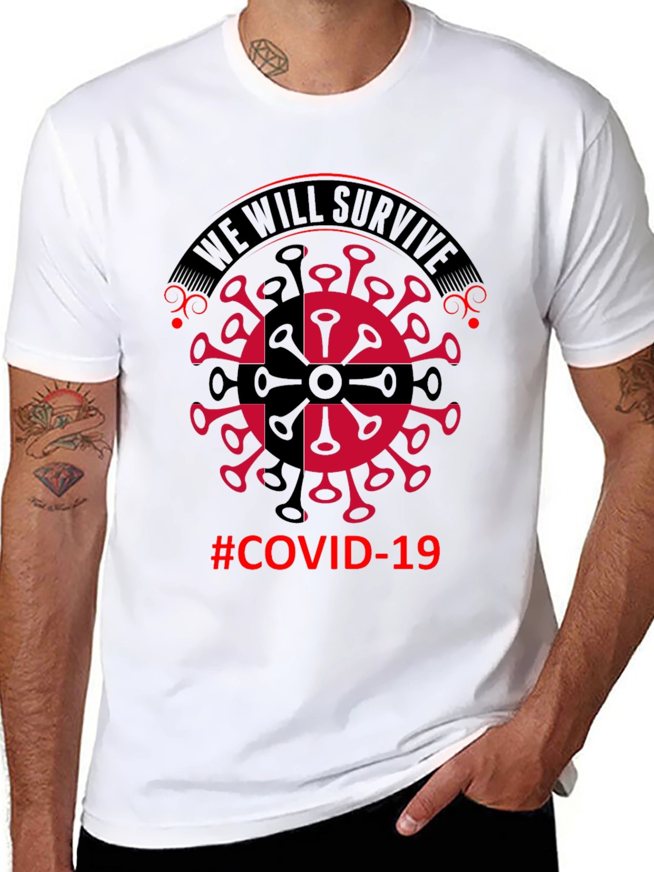 We Will Survive COVID-19 Graphic T-Shirt