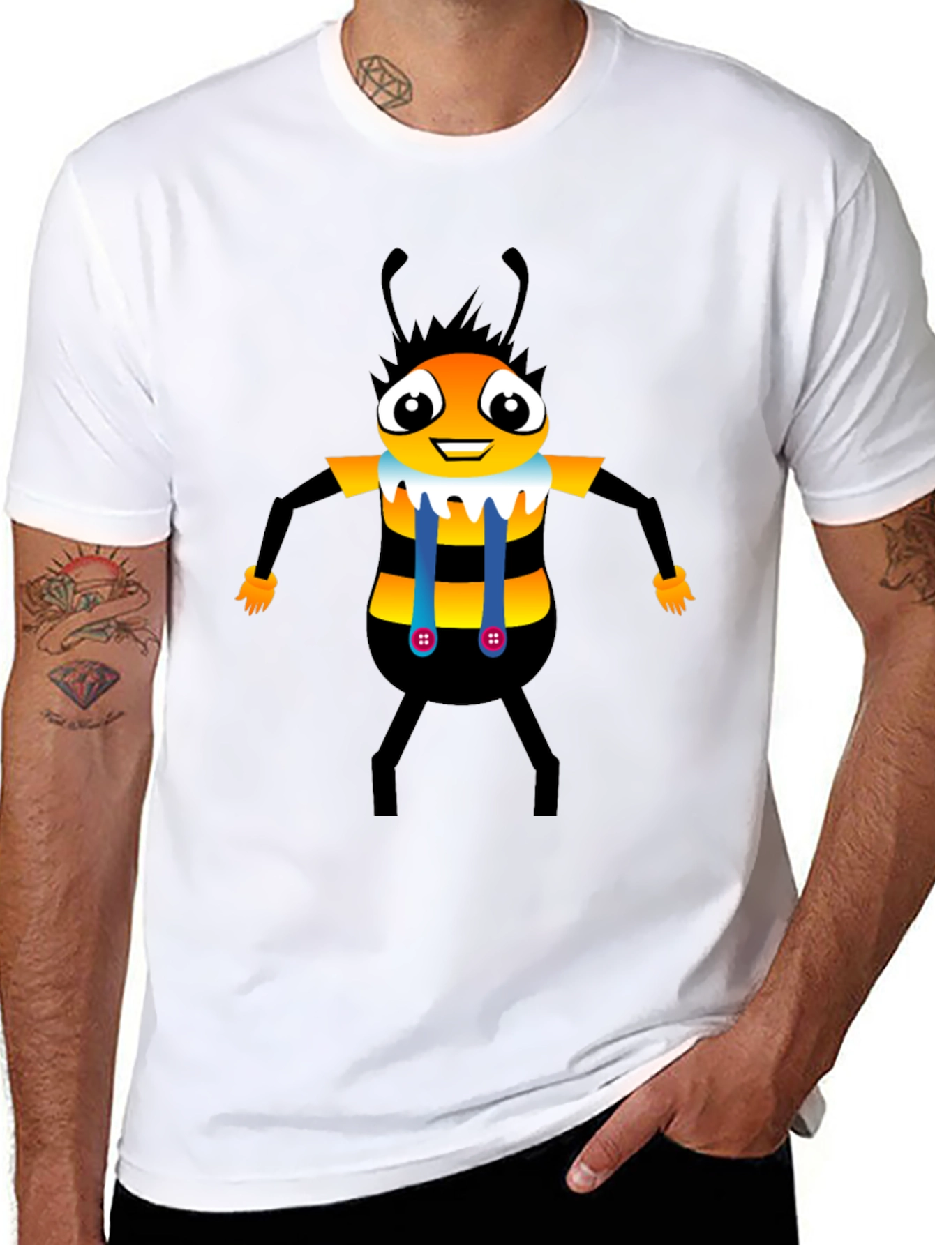 Bee Graphic Tee - Fun & Unique Design