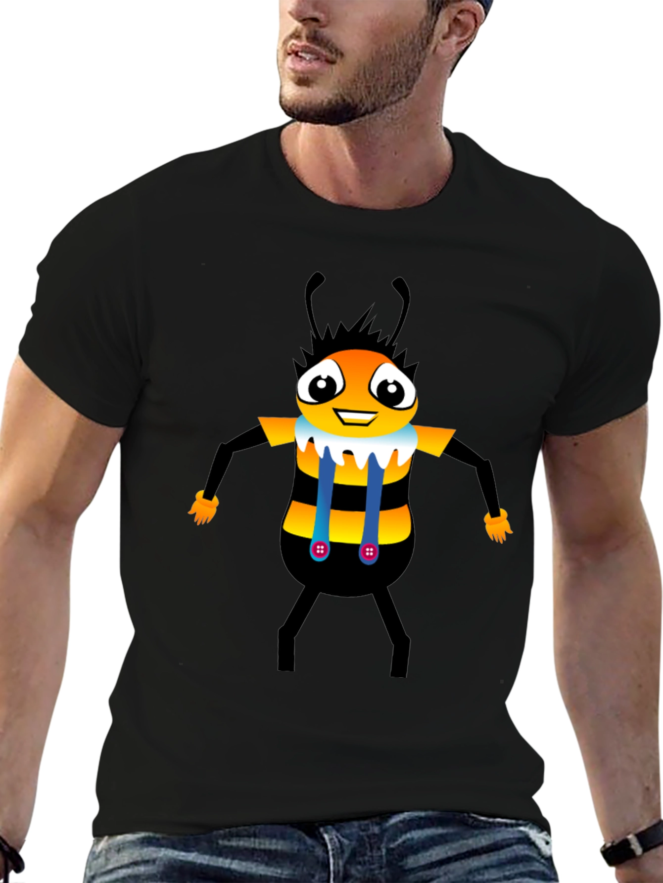 Bee Graphic Tee - Fun & Unique Design
