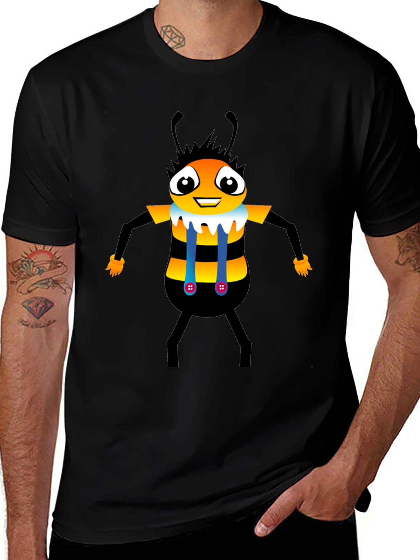 Bee Graphic Tee - Fun & Unique Design