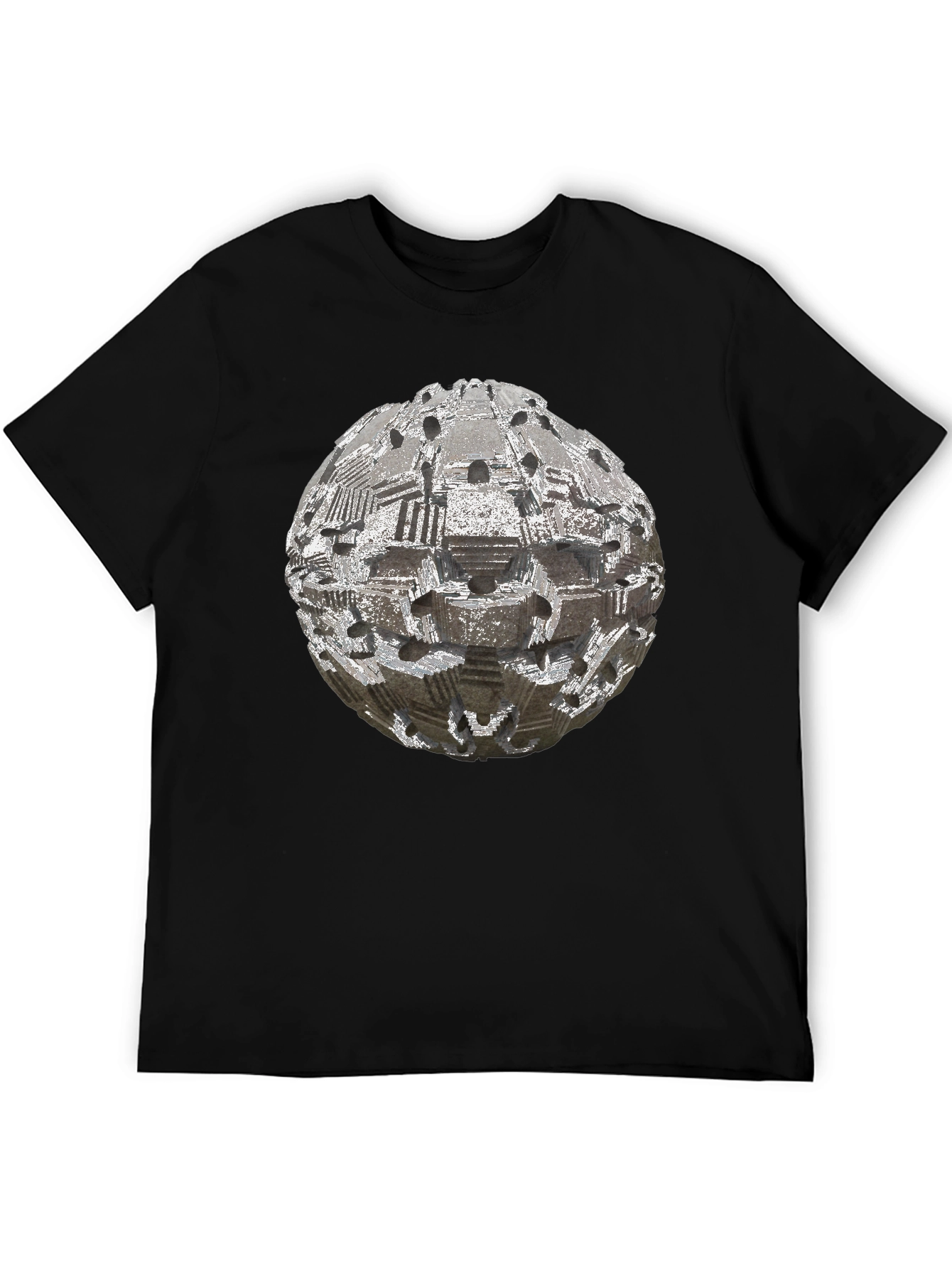 Abstract Sphere Graphic T-Shirt