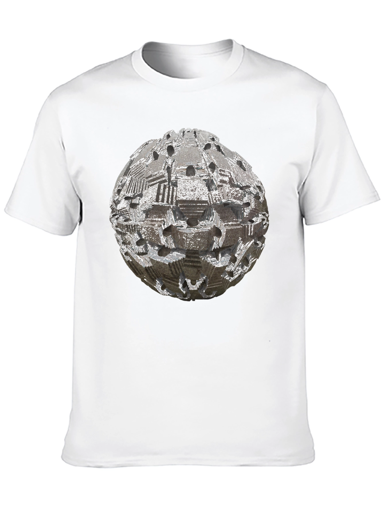 Abstract Sphere Graphic T-Shirt