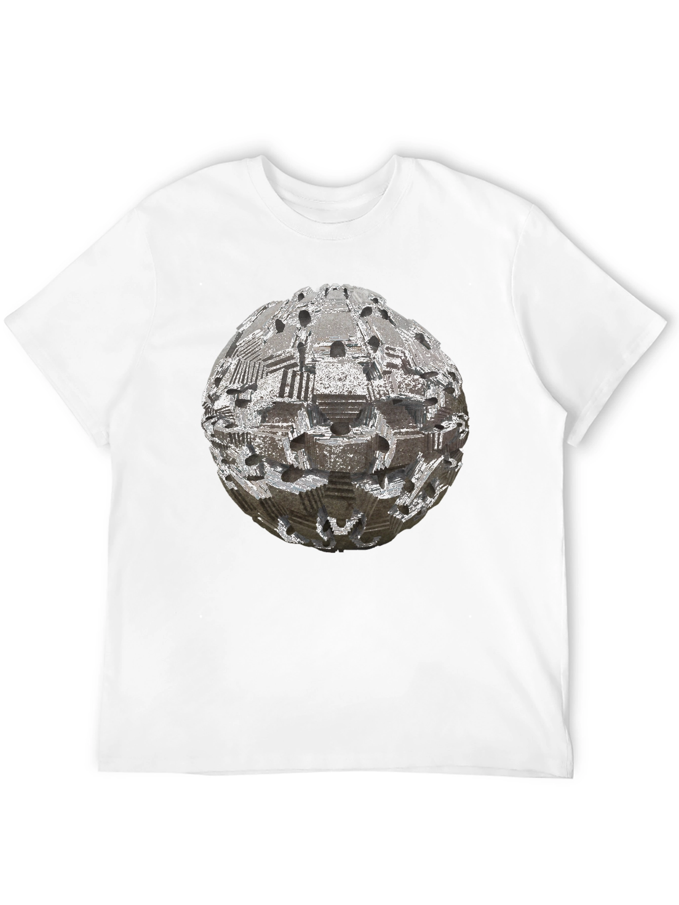 Abstract Sphere Graphic T-Shirt