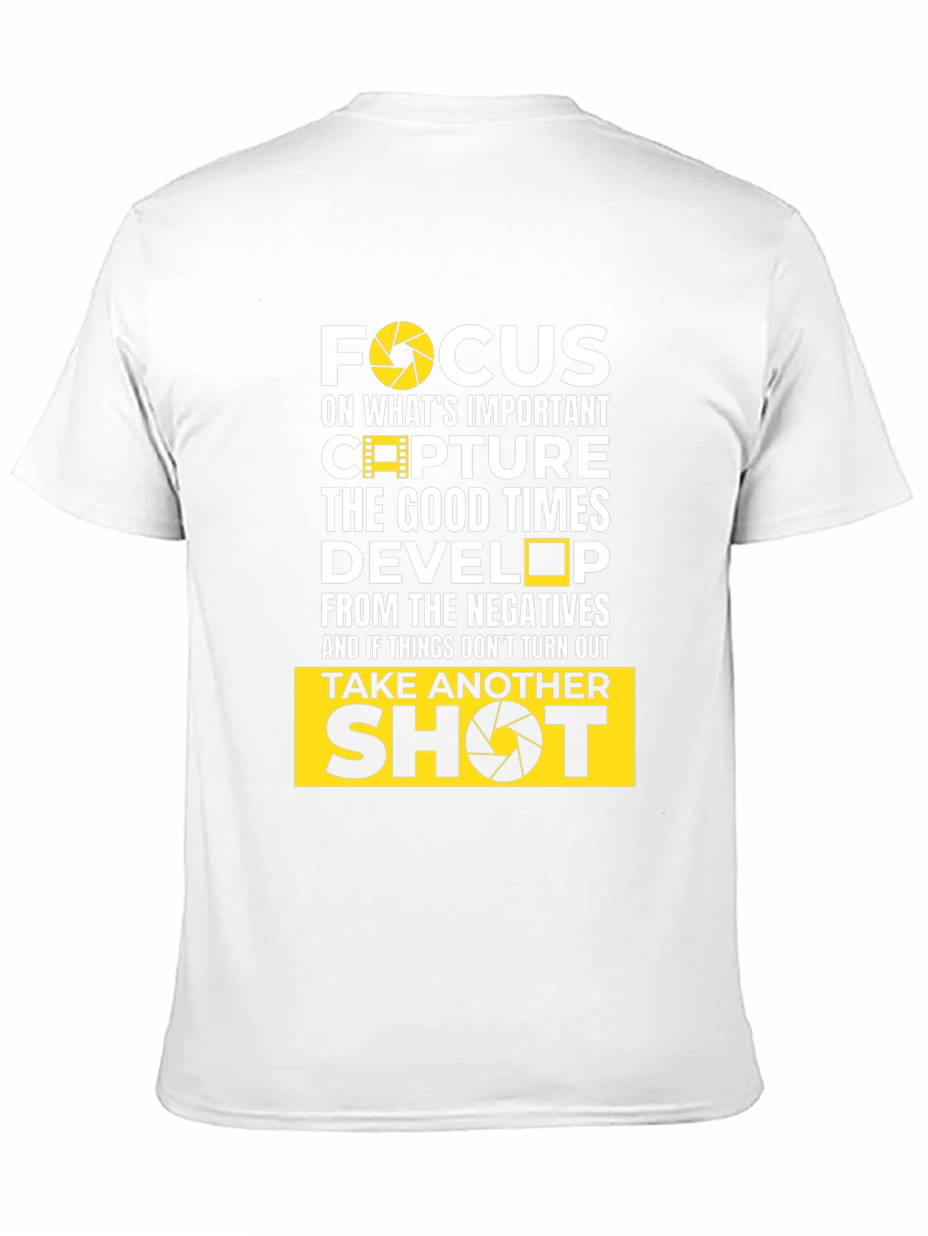Focus Photographer Black T-Shirt
