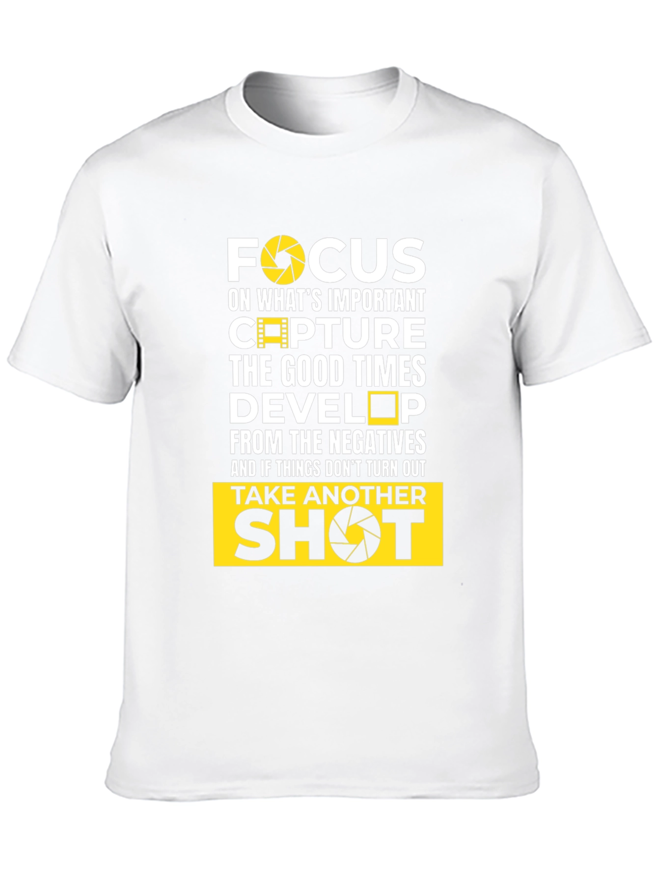 Focus Photographer Black T-Shirt