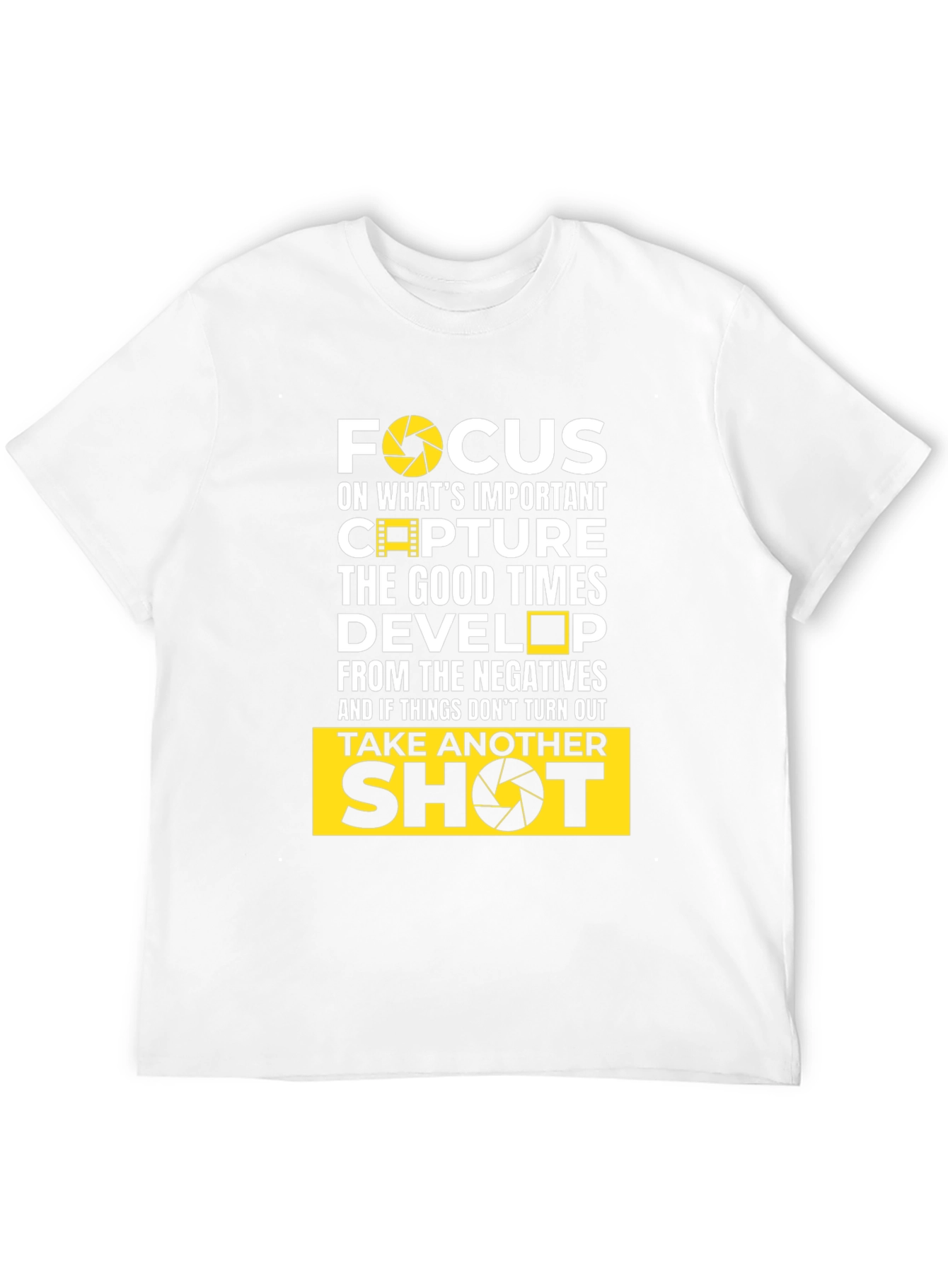 Focus Photographer Black T-Shirt