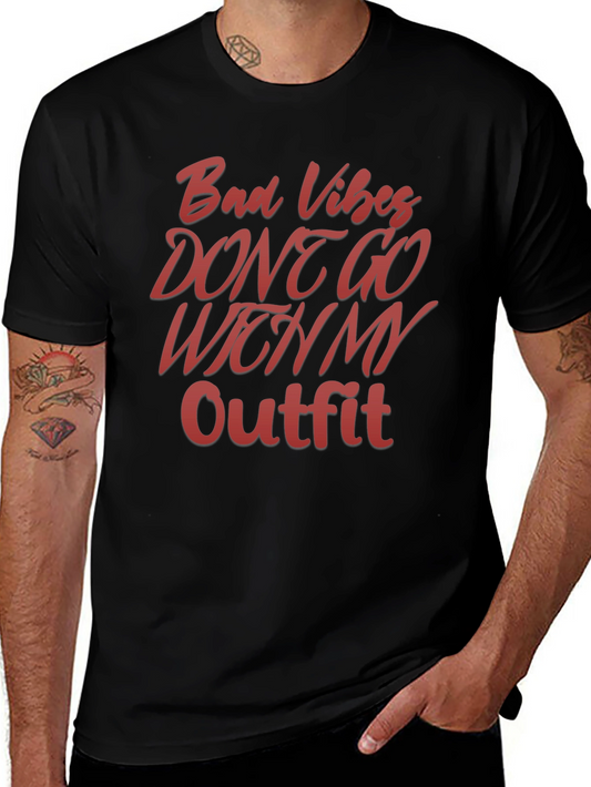 Bad Vibes Outfit T-Shirt - Stylish Graphic Tee