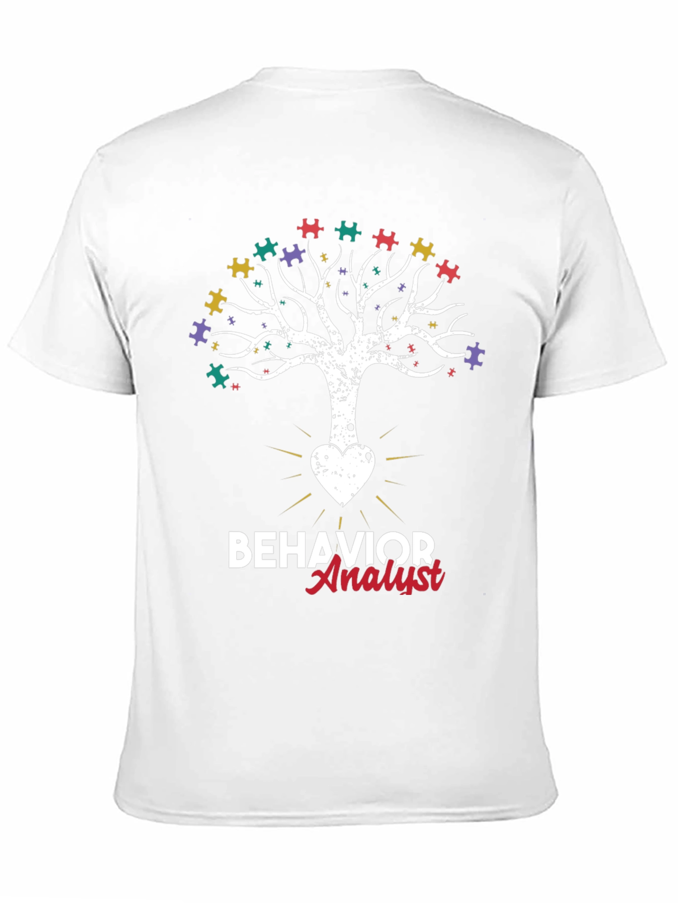 Behavior Analyst Autism Tree T-Shirt