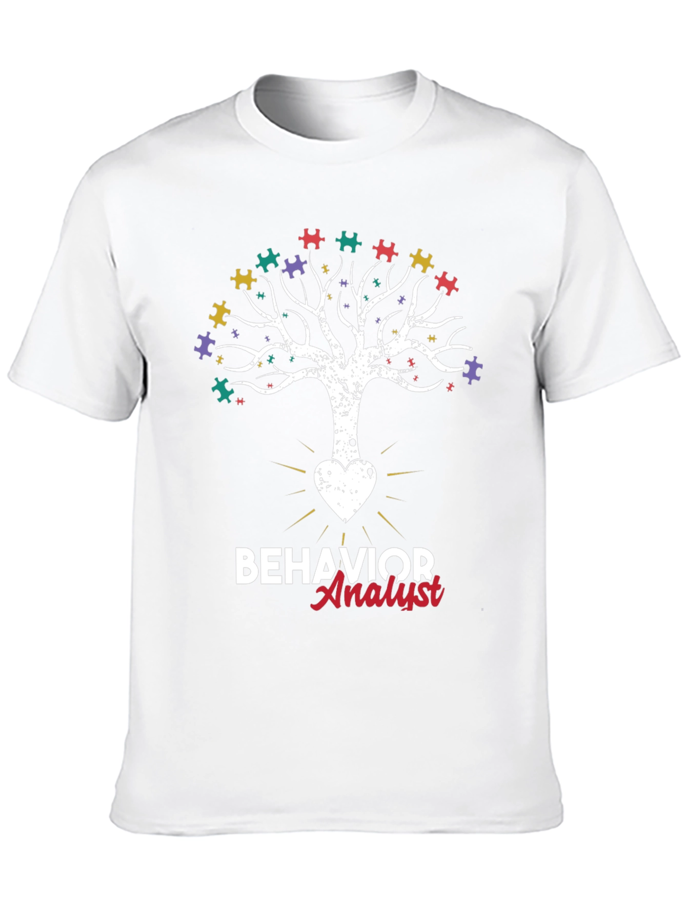 Behavior Analyst Autism Tree T-Shirt