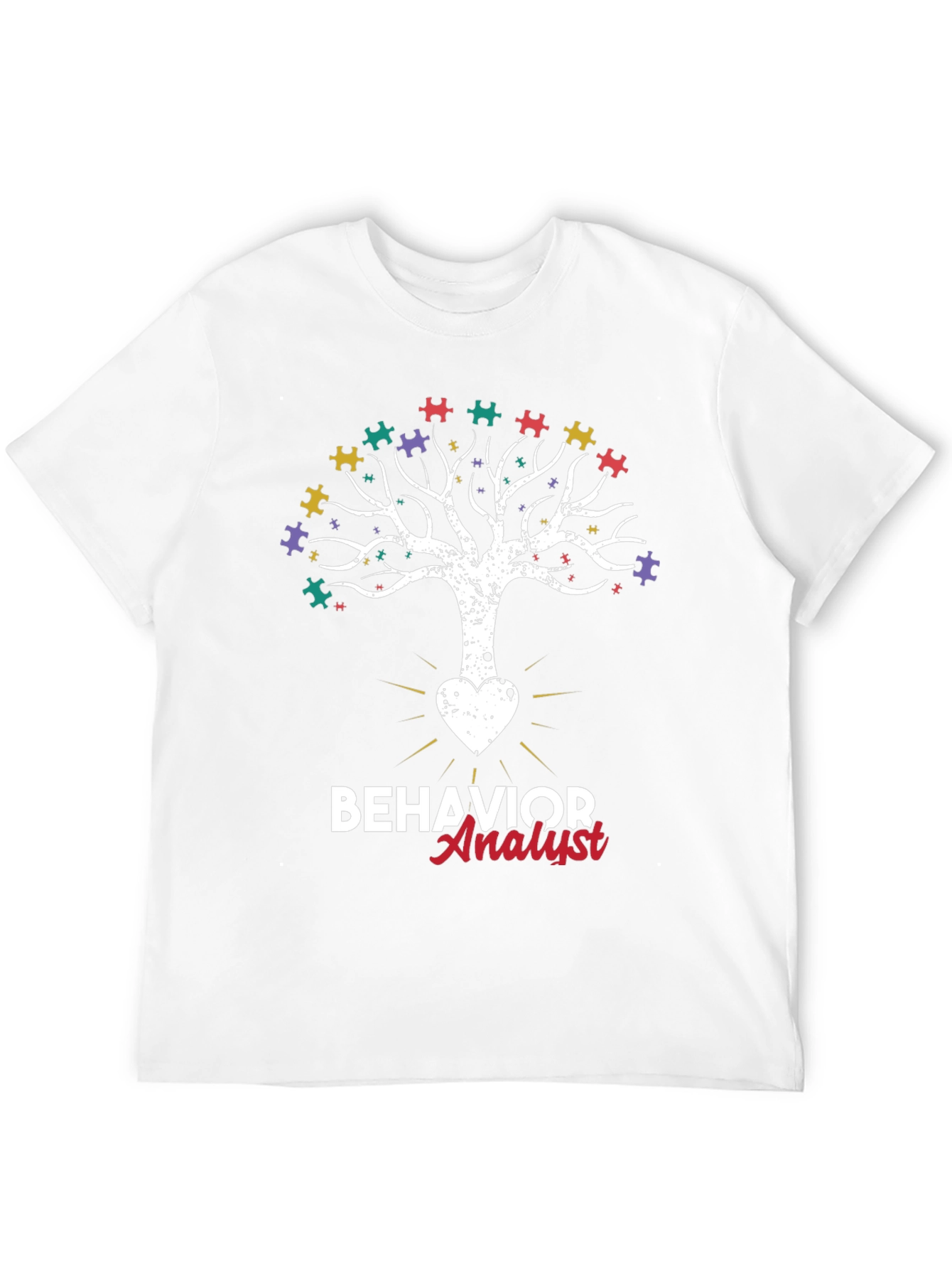 Behavior Analyst Autism Tree T-Shirt