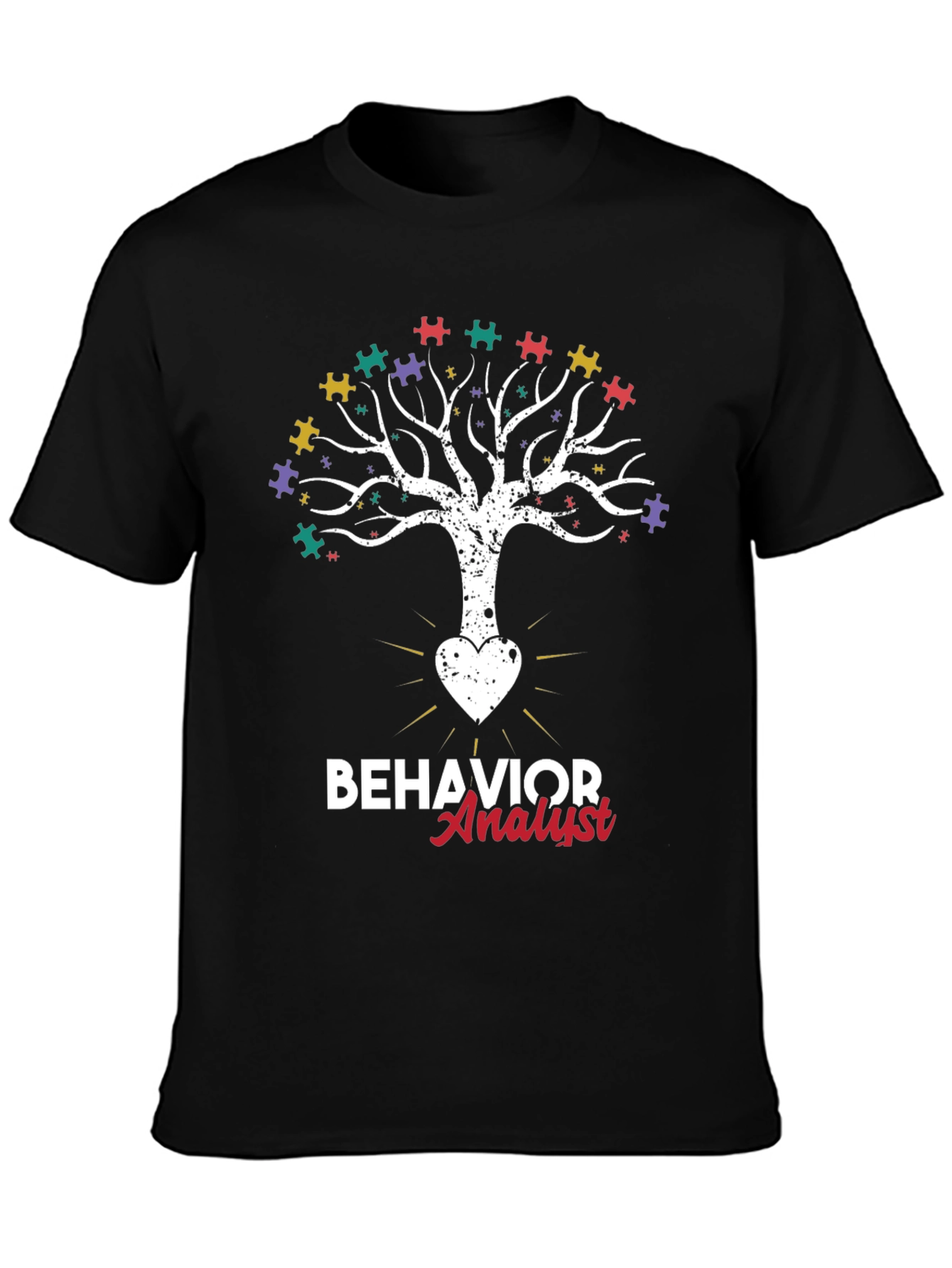 Behavior Analyst Autism Tree T-Shirt