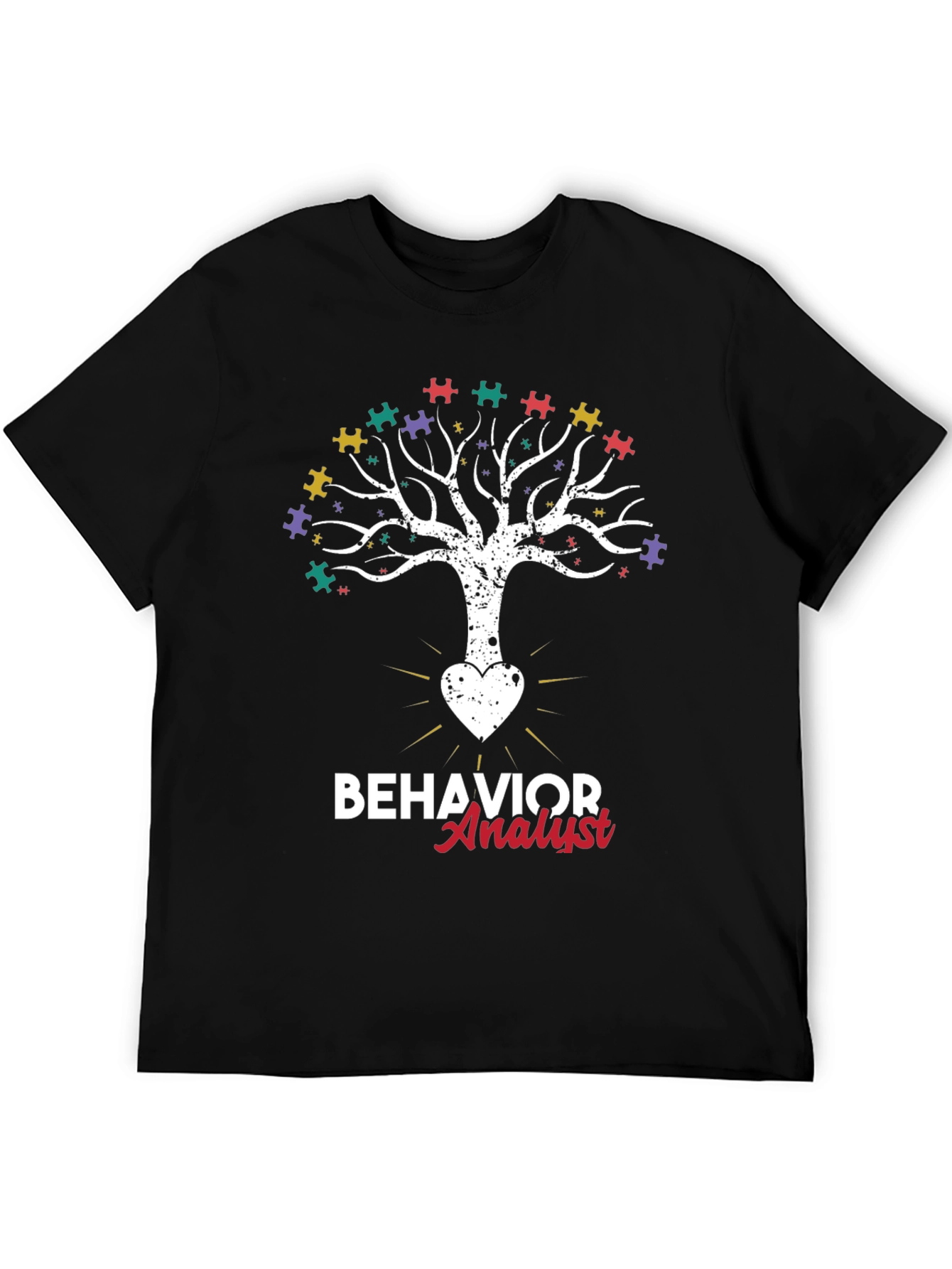 Behavior Analyst Autism Tree T-Shirt