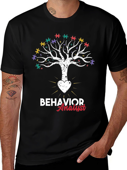 Behavior Analyst Autism Tree T-Shirt