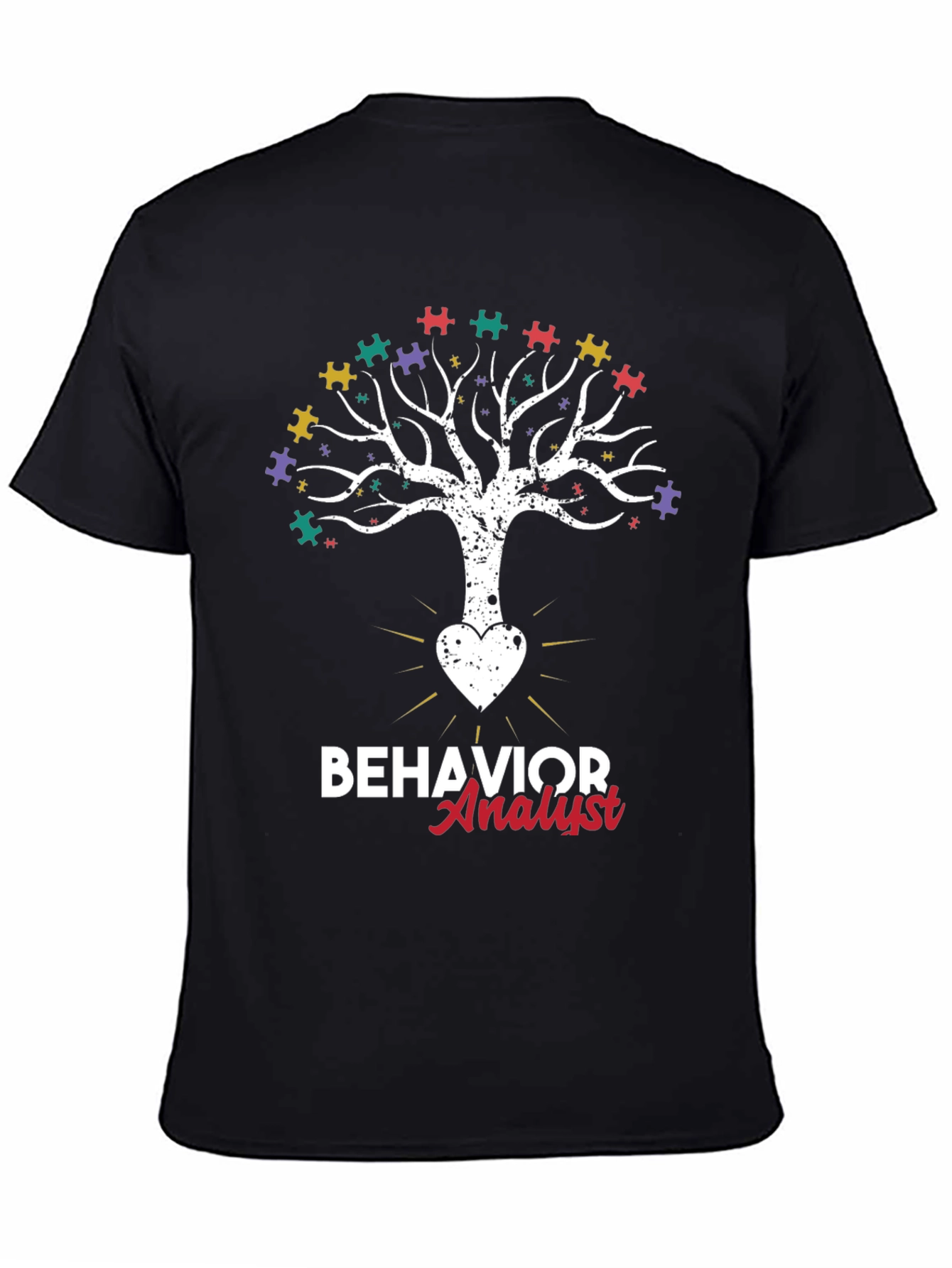 Behavior Analyst Autism Tree T-Shirt