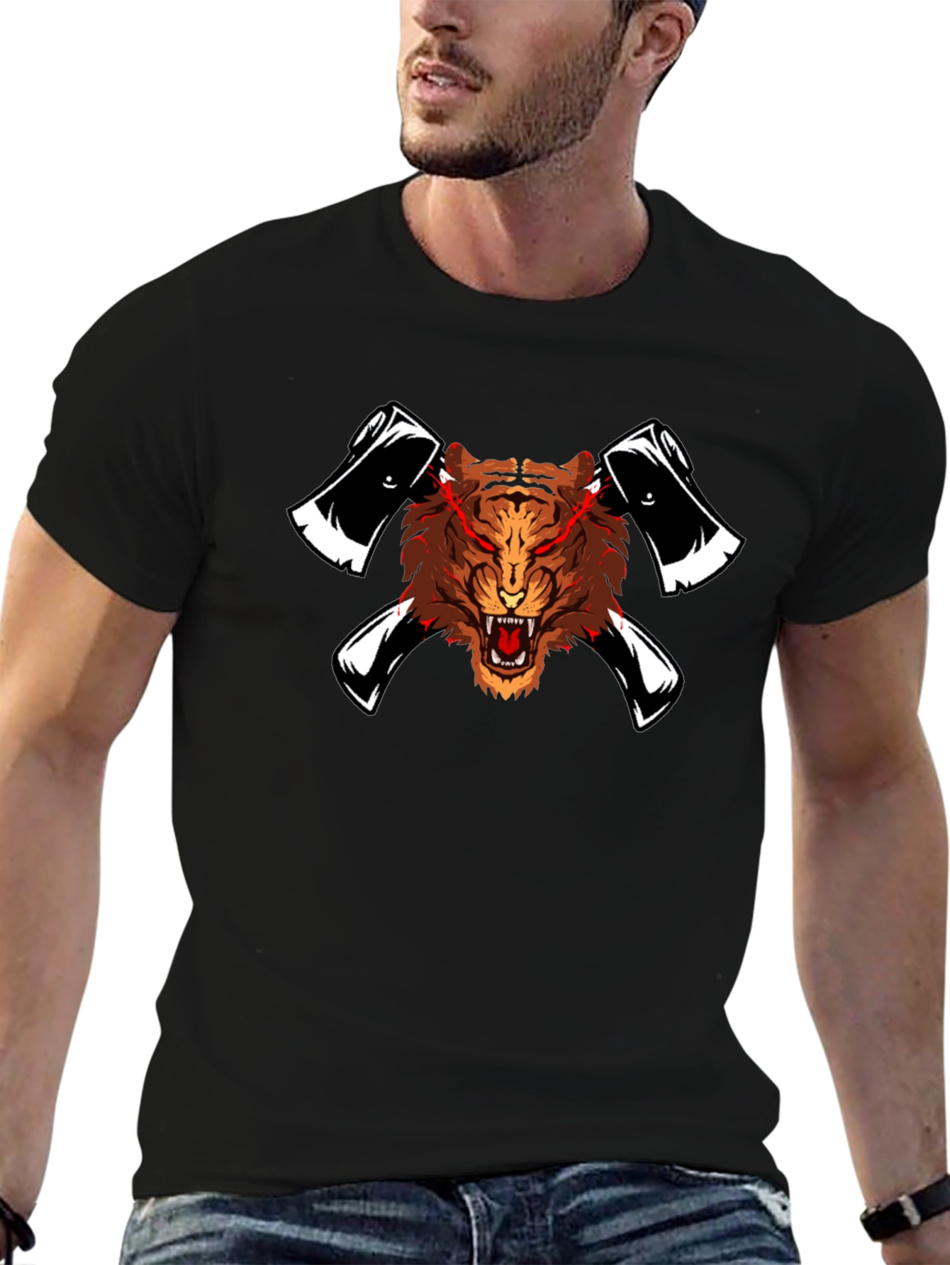 Tiger & Axe Graphic T-Shirt