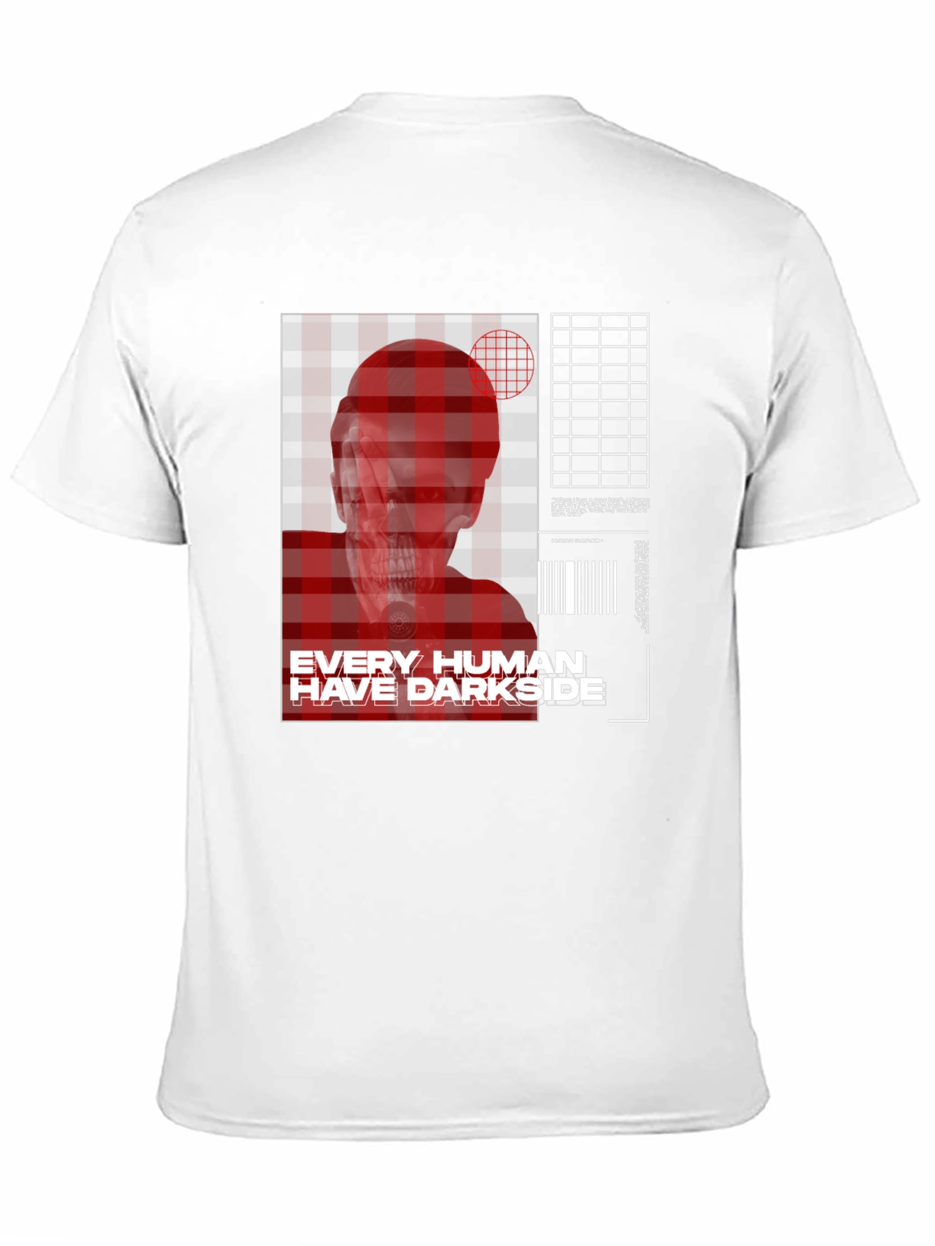 Edgy Human Darkside Graphic T-Shirt