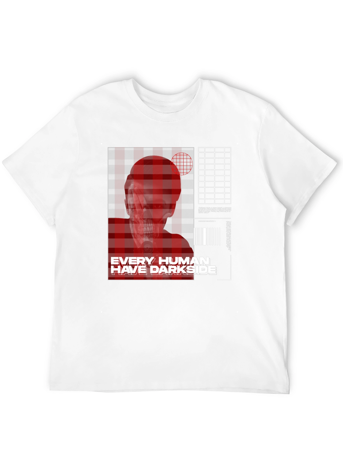 Edgy Human Darkside Graphic T-Shirt