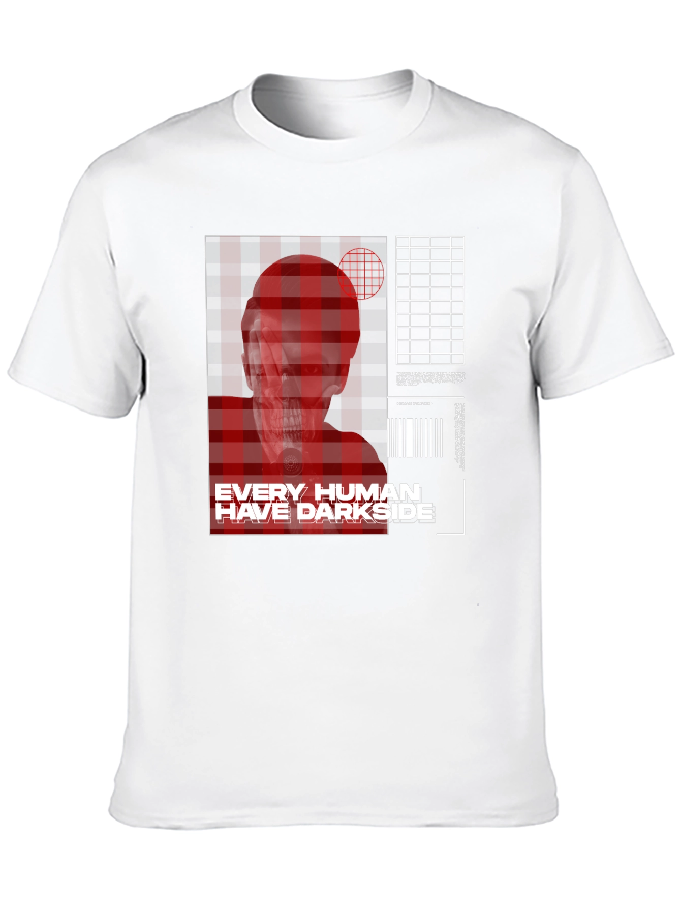 Edgy Human Darkside Graphic T-Shirt